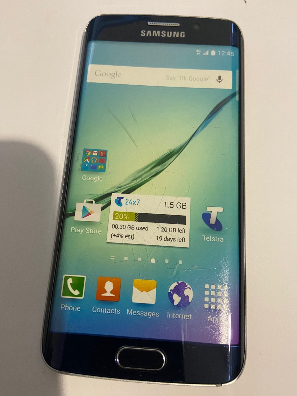 Samsung Galaxy S6 edge Dummy Smartphone Original in Excellent 'As New' Condition