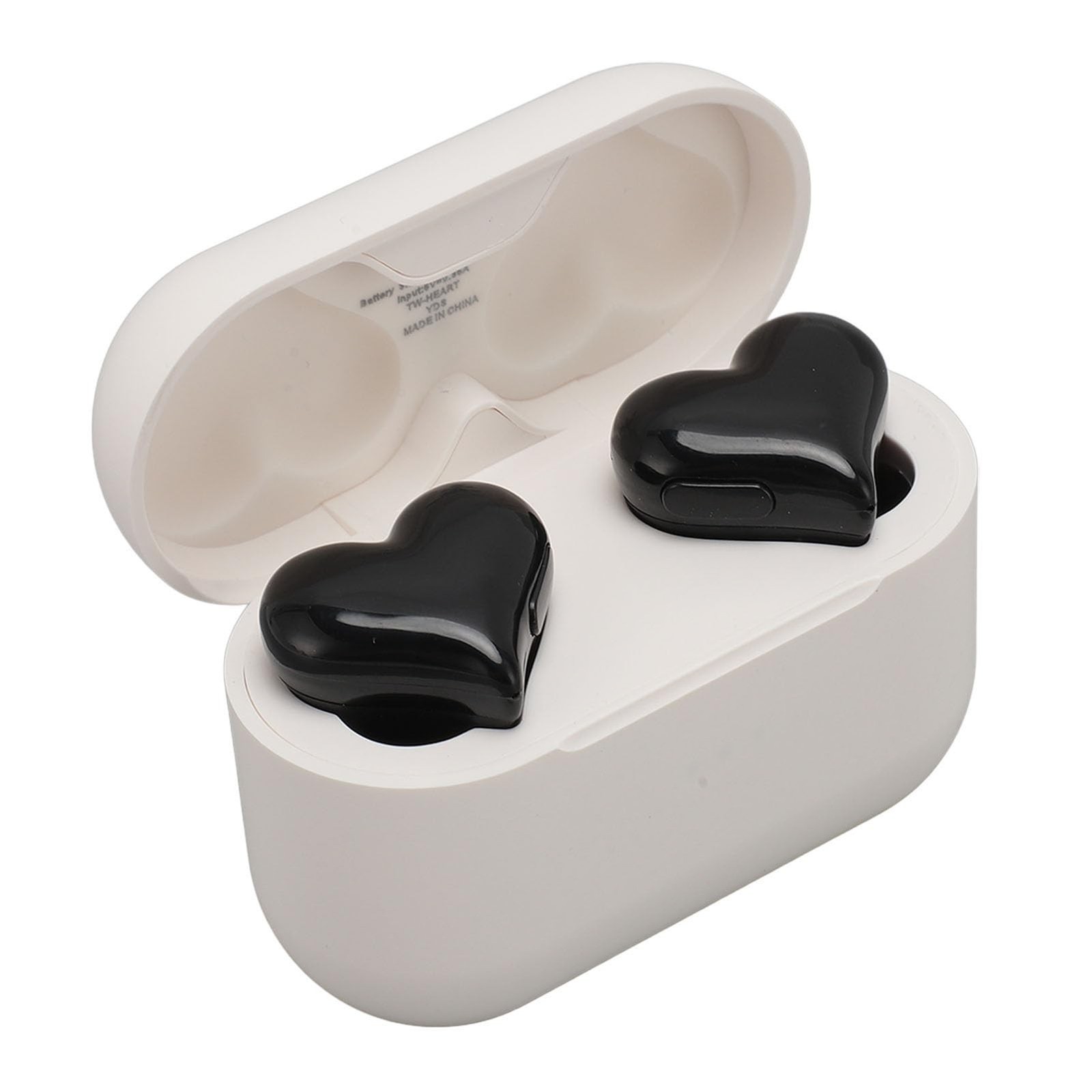 Yunseity Heart Shaped Earbuds, 5.3 HiFi Stereo Sound Noise Canceling Earphone...