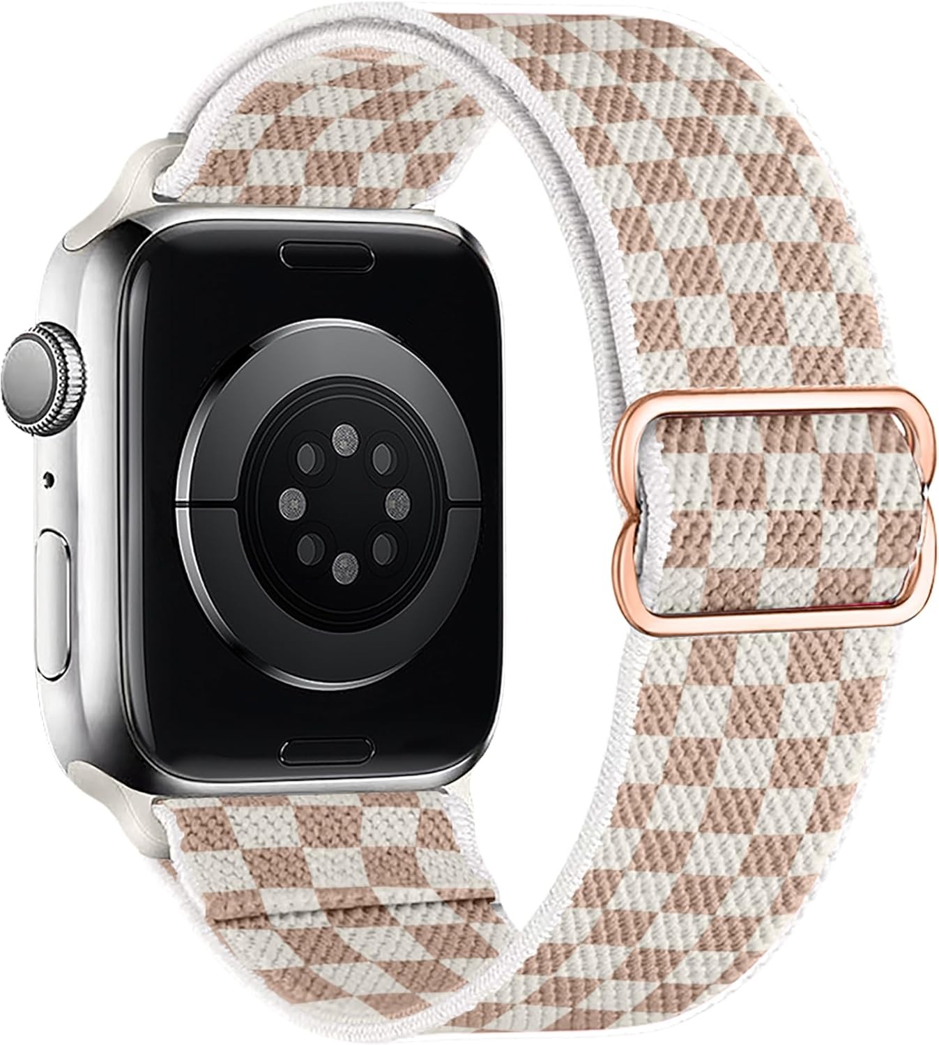 Adjustable Soft Elastic Strap Compatible with Apple Watch 38mm 40mm 41mm