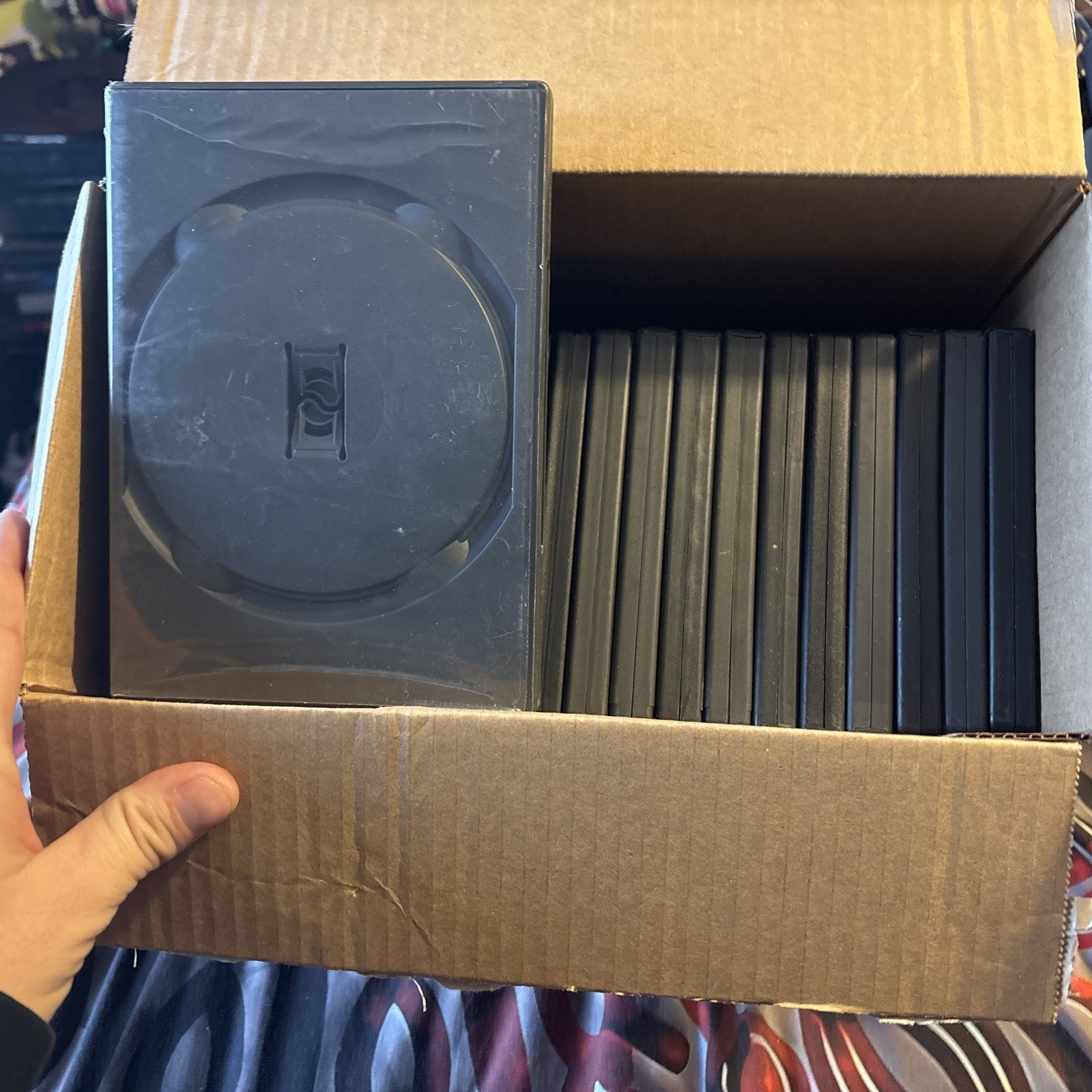 Set of 20 Black DVD Replacement Cases. Empty/standard size, in great condition