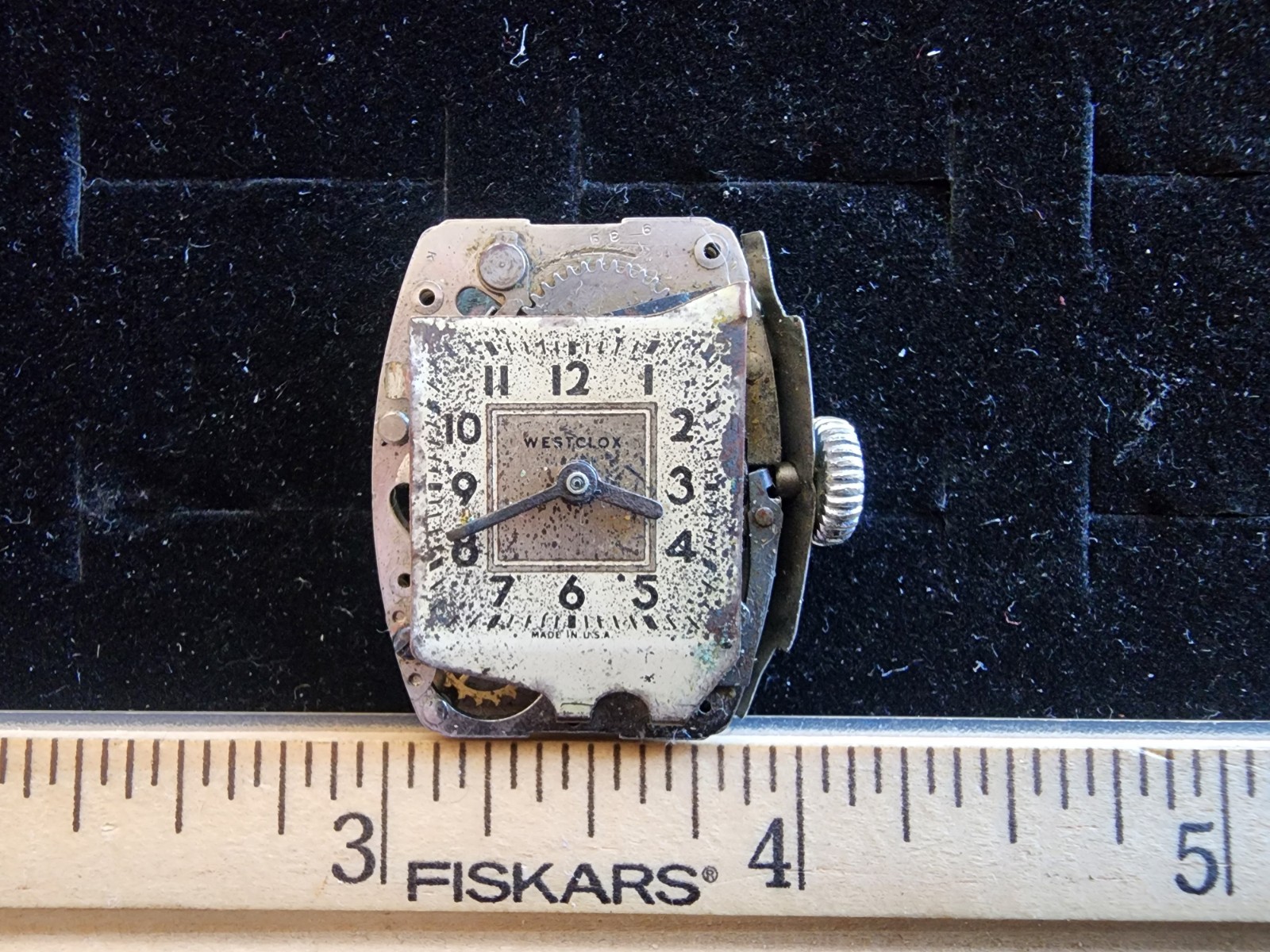 Vintage Westclox Wind Up Watch Does Not Work Parts/Repair Only