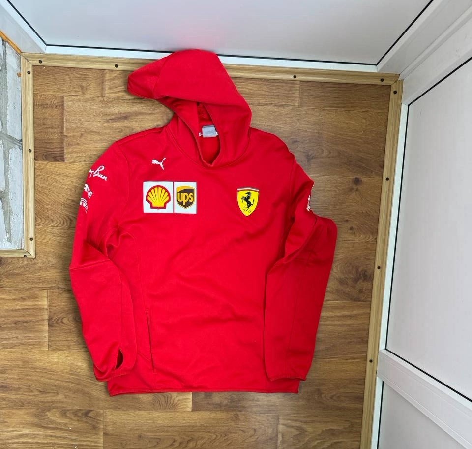 Puma Scuderia Ferrari F1 Team Hoodie Red Size L Racing Formula Uno 1
