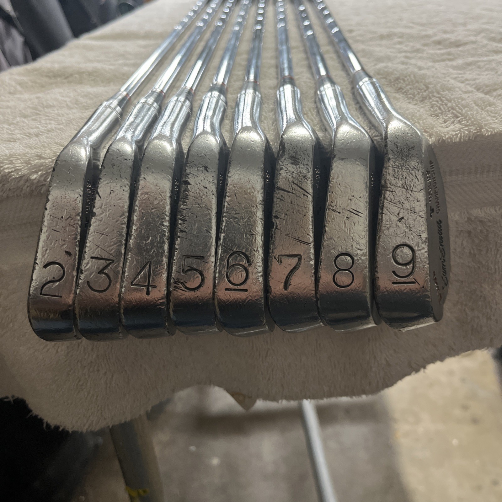 Vintage Wilson Sam Snead Championship 2-9 Iron Set Steel Shaft Right Hand