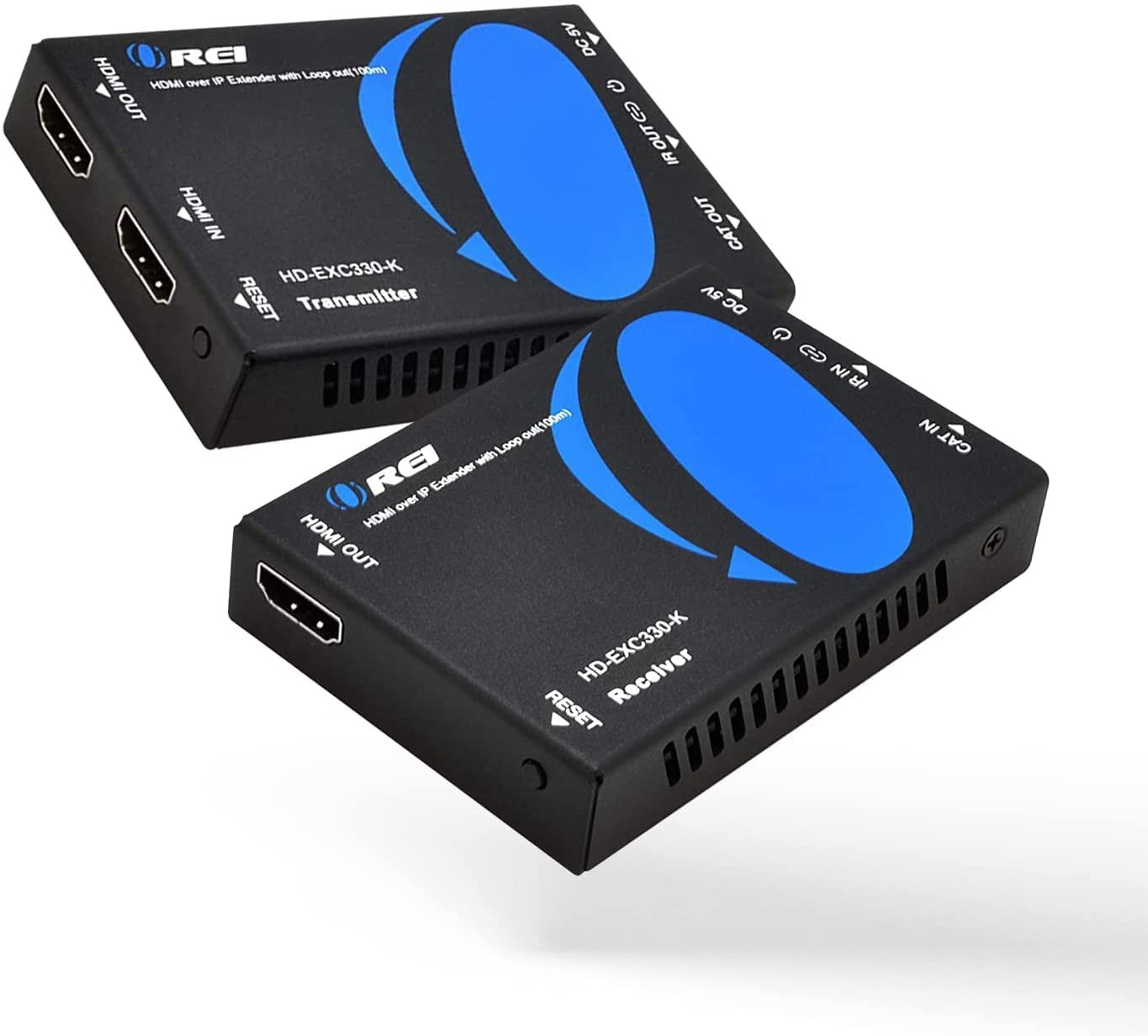 HDMI Extender Over CAT5/CAT6, with IR Upto 330 Feet - Loop Out - 1080P Full H...