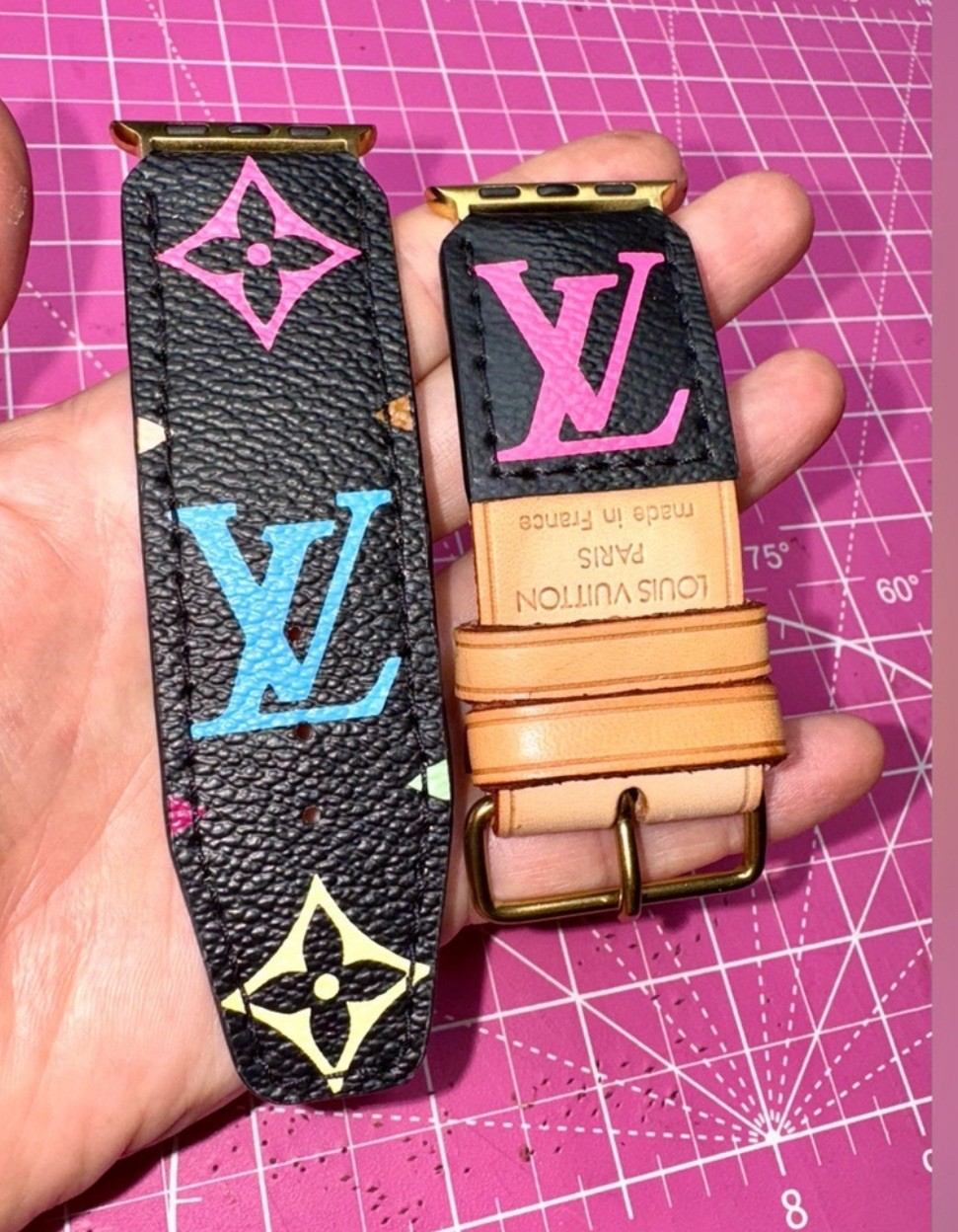 Apple Smart Watch Band Multicolour LV Poignet 38-40-42-44-45-49