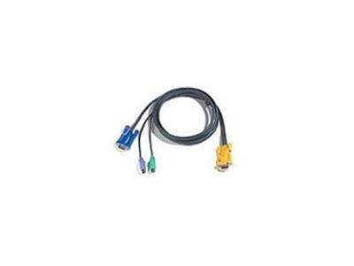 Aten-New-2L5206P _ 20FT SPHD15M-HD15M/MINIDIN6M CABLE FOR ACS1208L/121