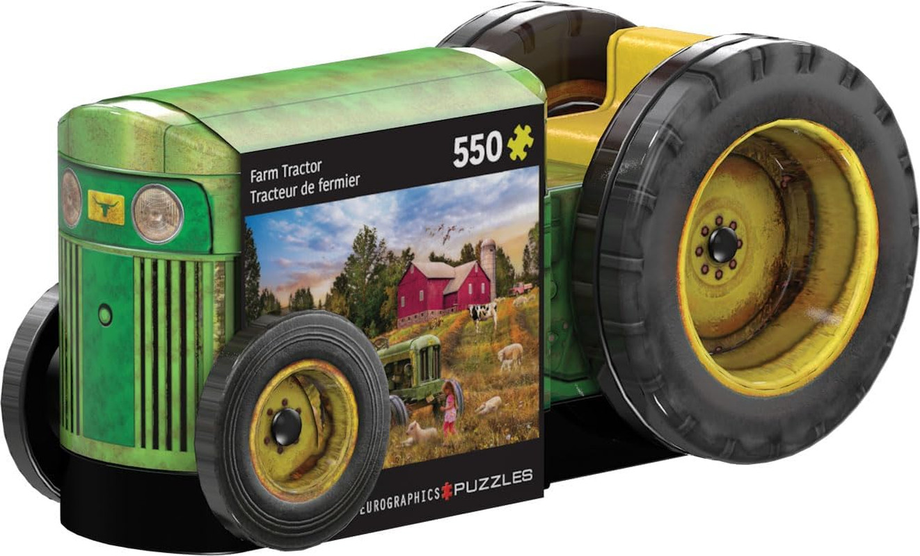 Tractor Tin Jigsaw Puzzle