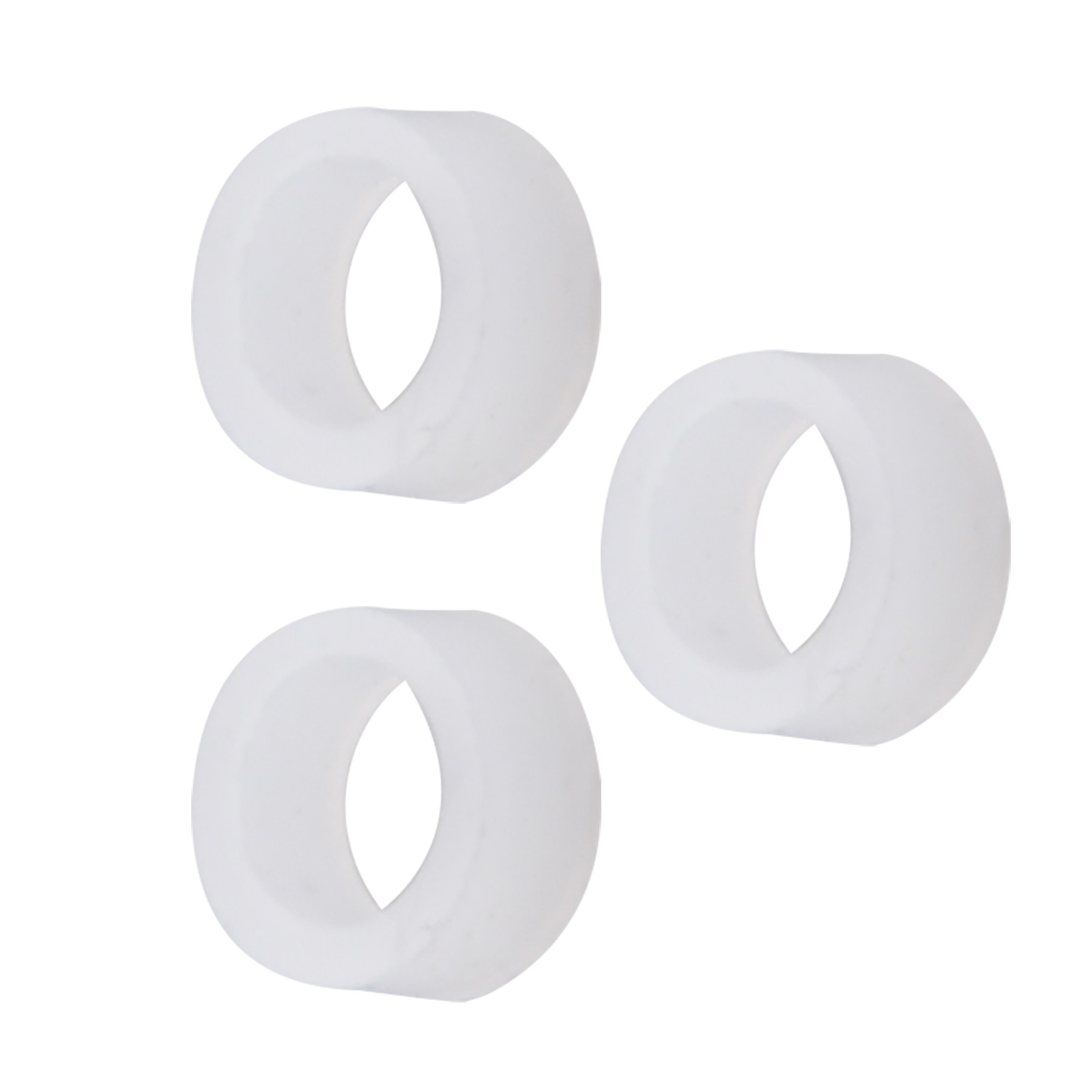 For Nikon 18-55mm Lens Camera Lens Screw Cap Gasket Rubber Pad Set Black 3PCS