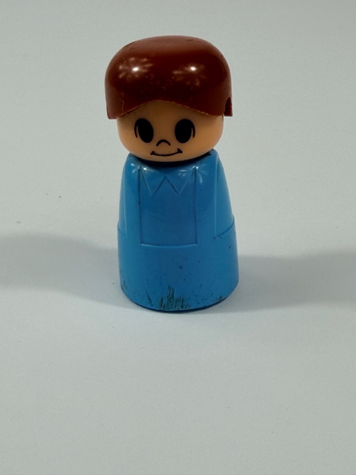 Vintage Tomy Playrail Blue Rolling Boy Man Figure Merry Go Train Replacement Jap