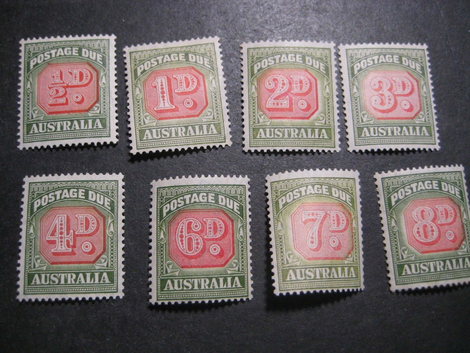Australia #J71-75,77-79 Mint Hinged- WDWPhilatelic (N9X)  (3/26)