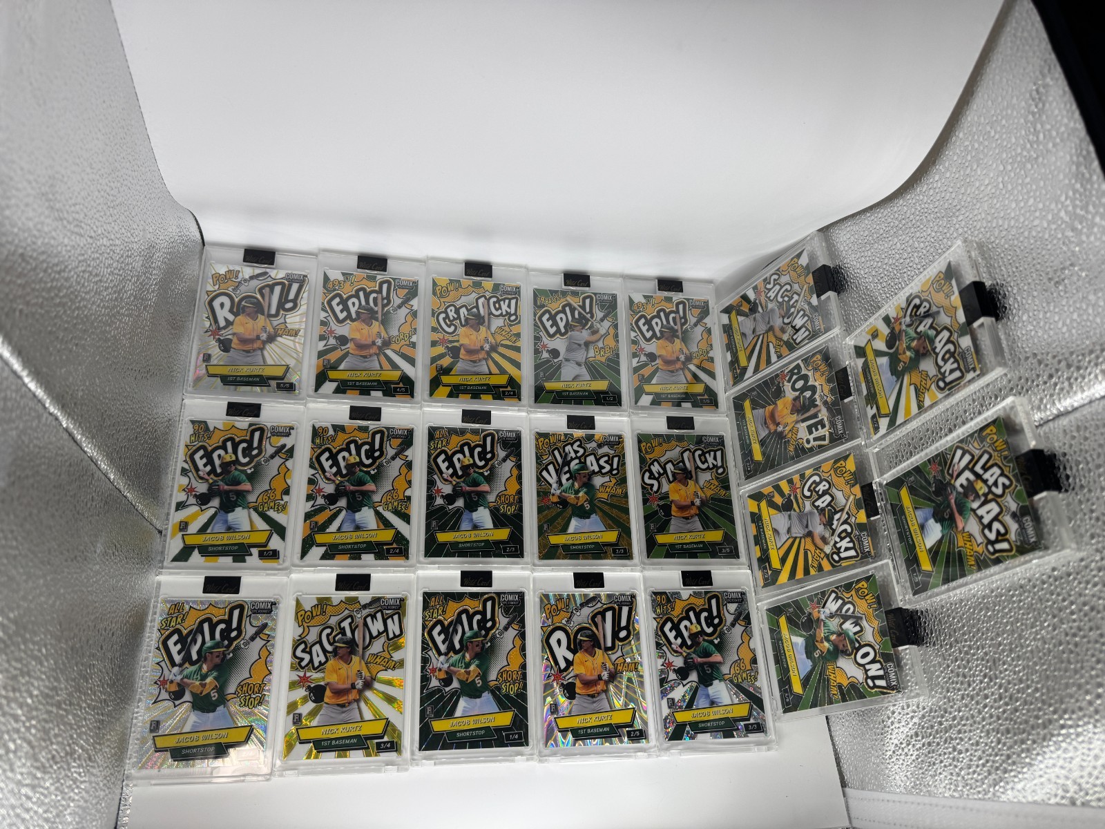 Wild Card Comix Epic Rookies Lot of 21- Nick Kurts Jacob WIlson RC