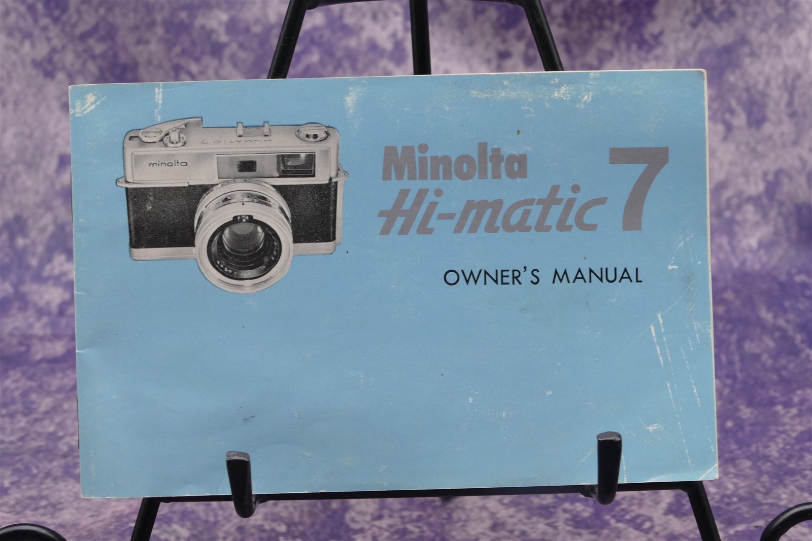 Genuine Minolta Hi-Matic 7 Instruction Manual In English 