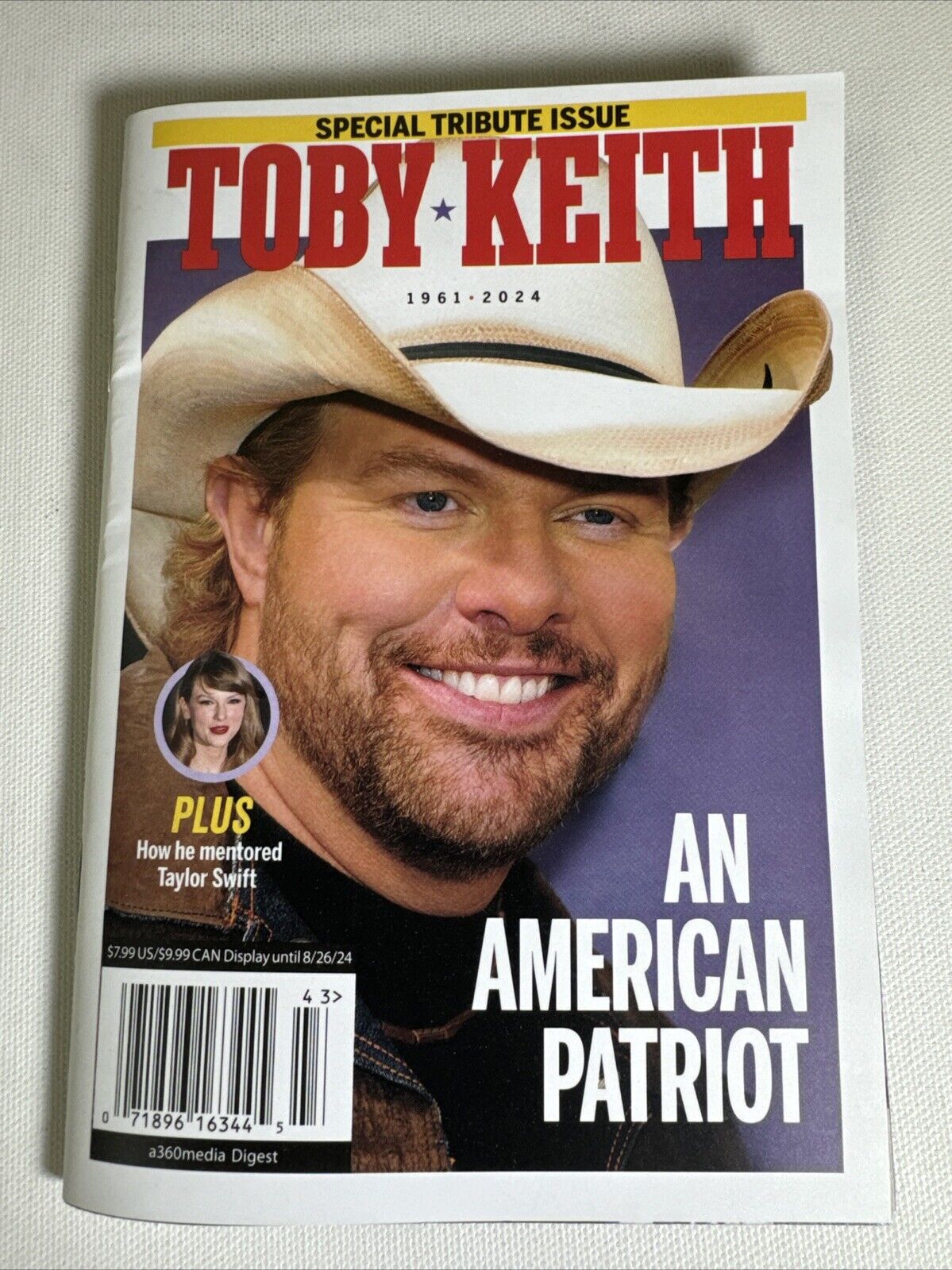 TOBY * KEITH An American Patriot 1961- 2024 Special Tribute Issue New Magazine