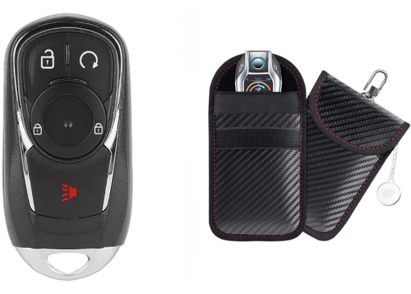 Smart Replacement Key Fob 2018 Buick Regal FCC: HYQ4EA MPN: 13532391 w/Case