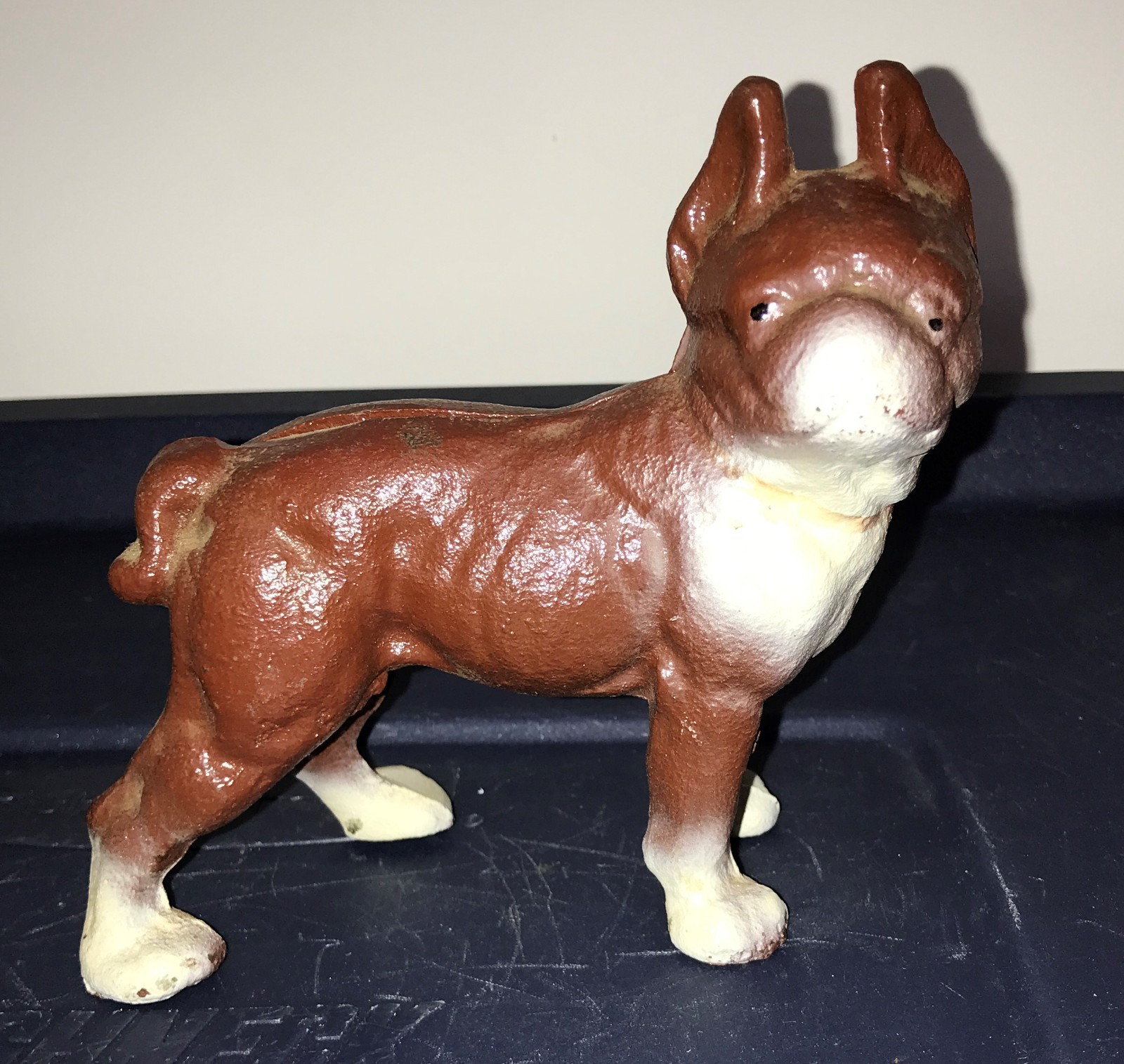 Cast Iron Dog Still Bank 5 Inches