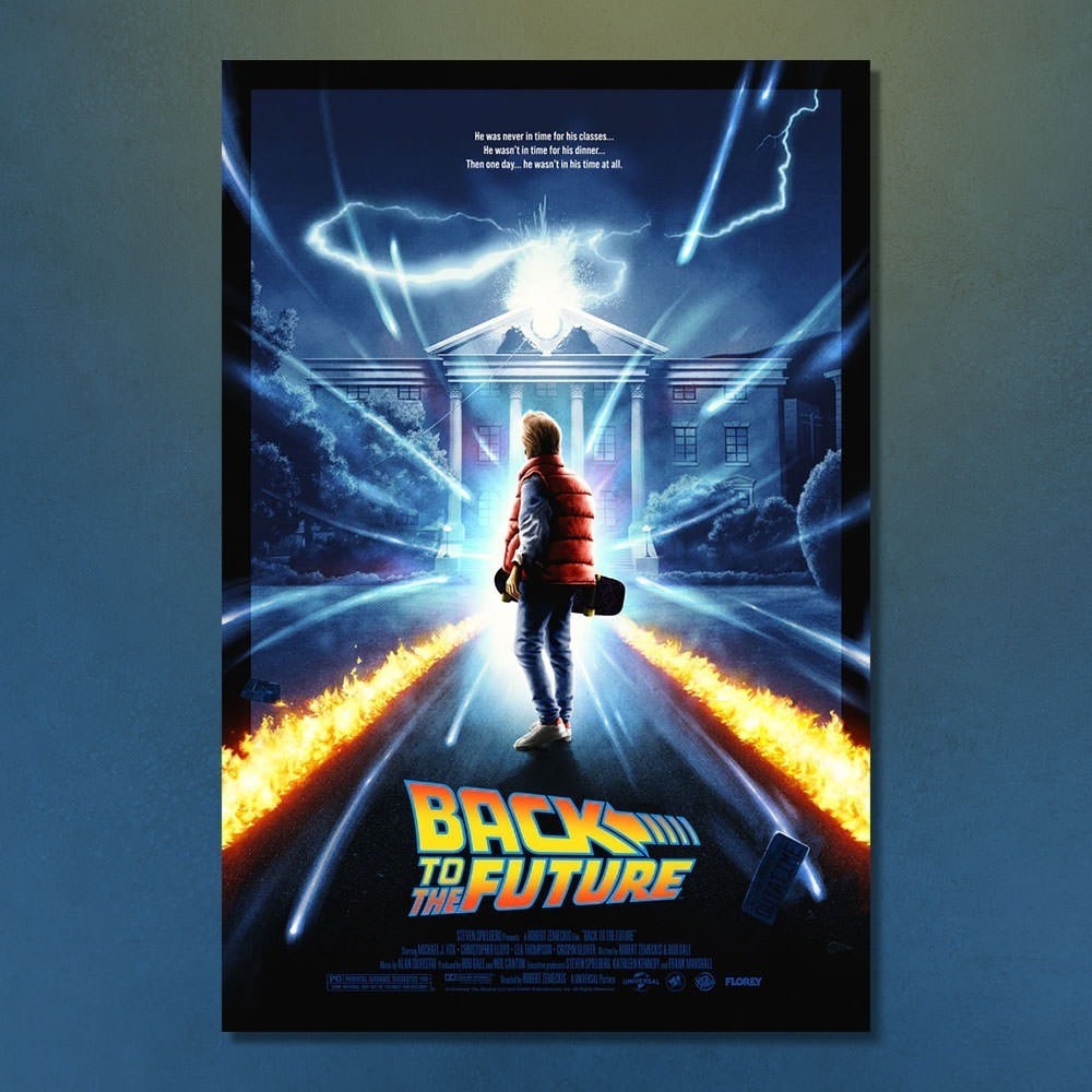 Back to the Future 40th anniversary Poster