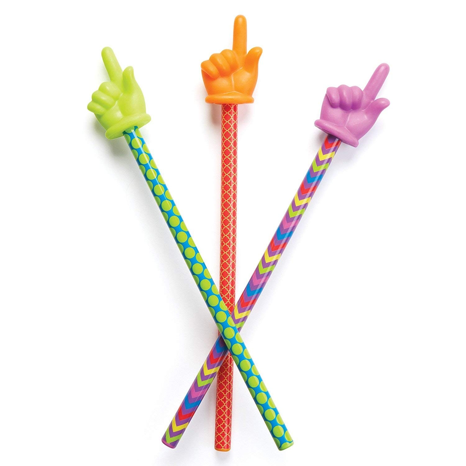 Learning Resources Patterned Hand Pointers - 3 Pieces, 15 in, Multi-color 