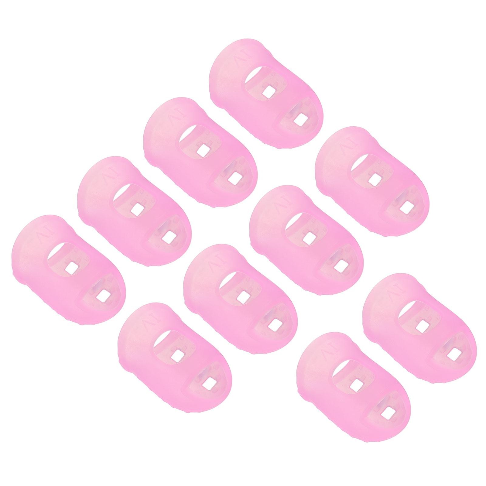 Finger tip protection non-slip fingertips 20 pieces 30mm pink