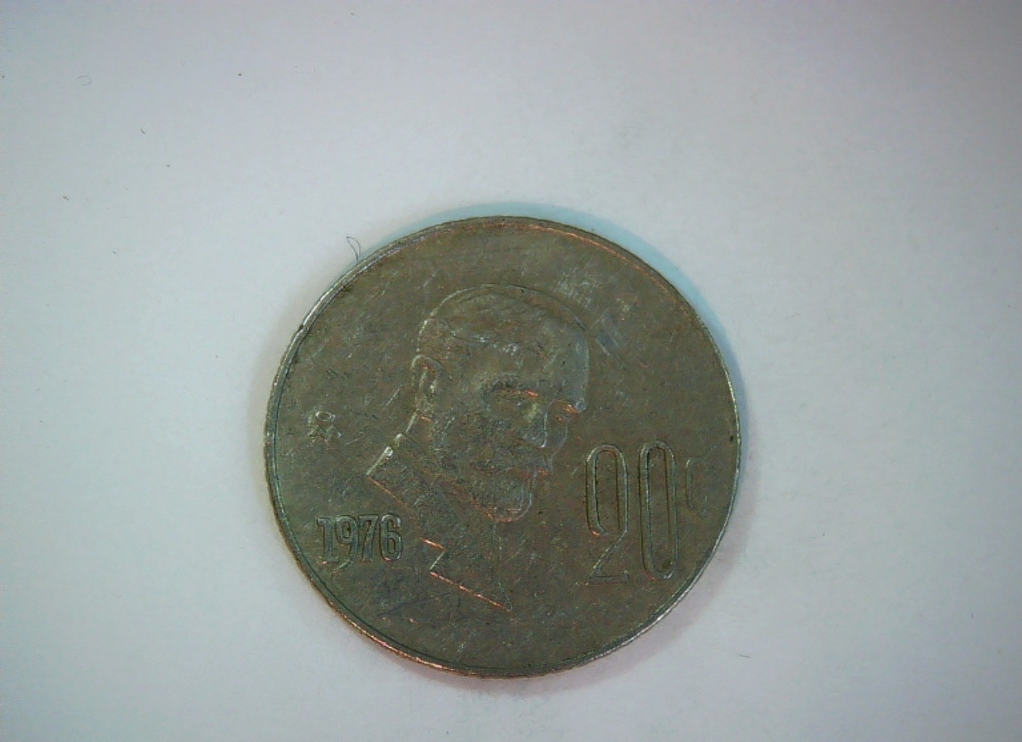 Mexico 1976 20 Centavos Mexico 20 Centavos (José María Morelos y Pavón) Coin