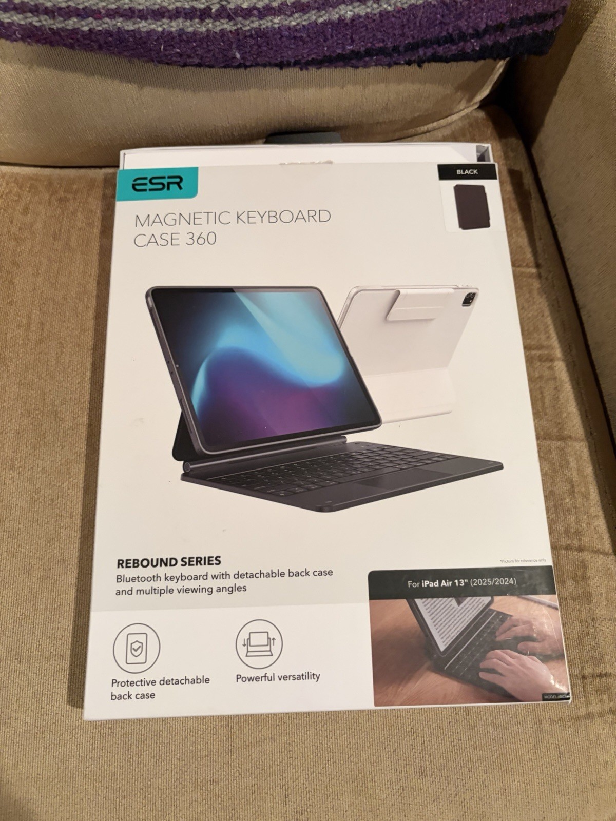 ESR Magnetic Keyboard Case 360 – Rebound Series – For iPad Air 13” (2024/2025)