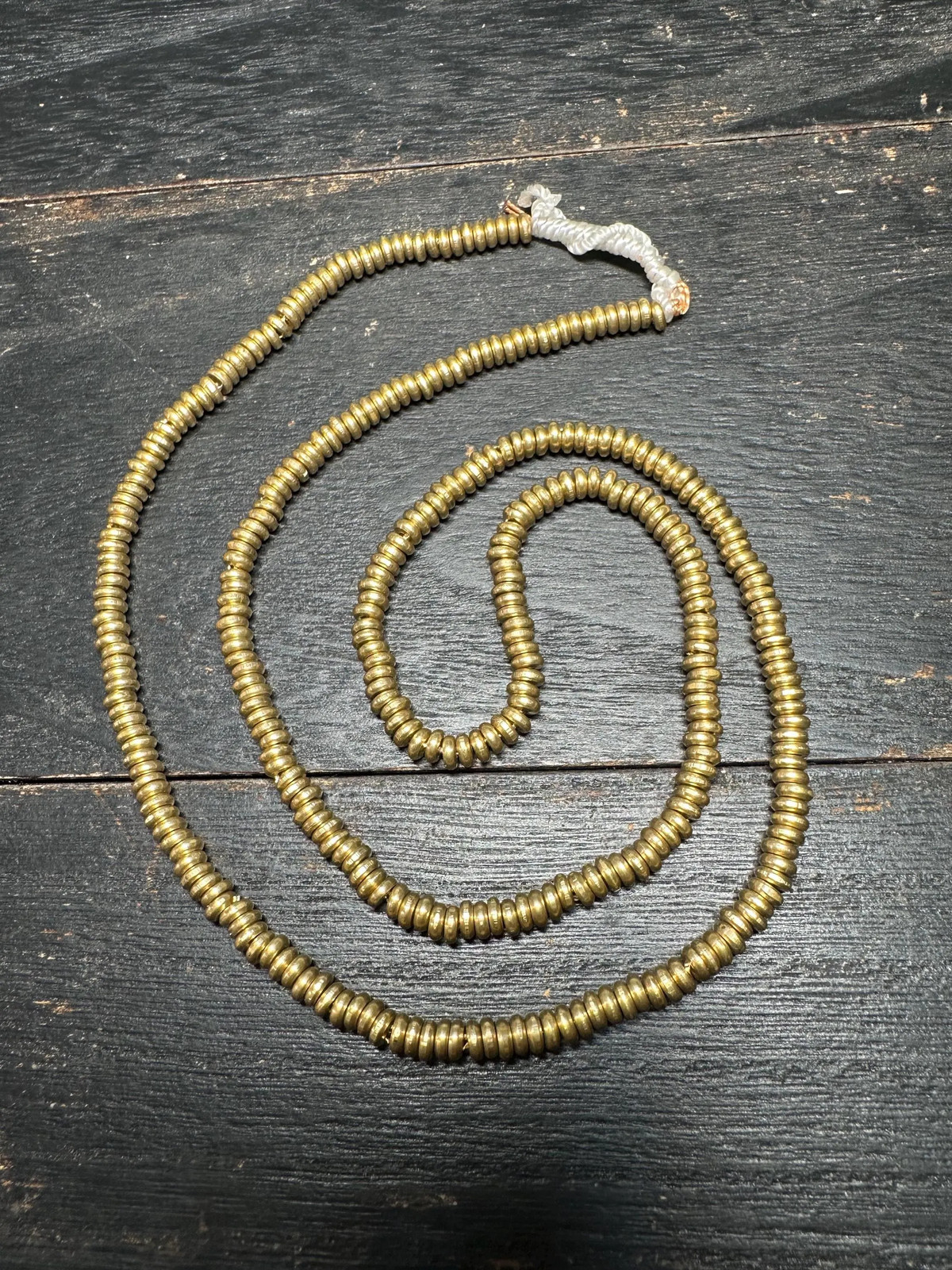 Handmade Nepal Brass Spacer Beads: African Style Jewelry Supplies