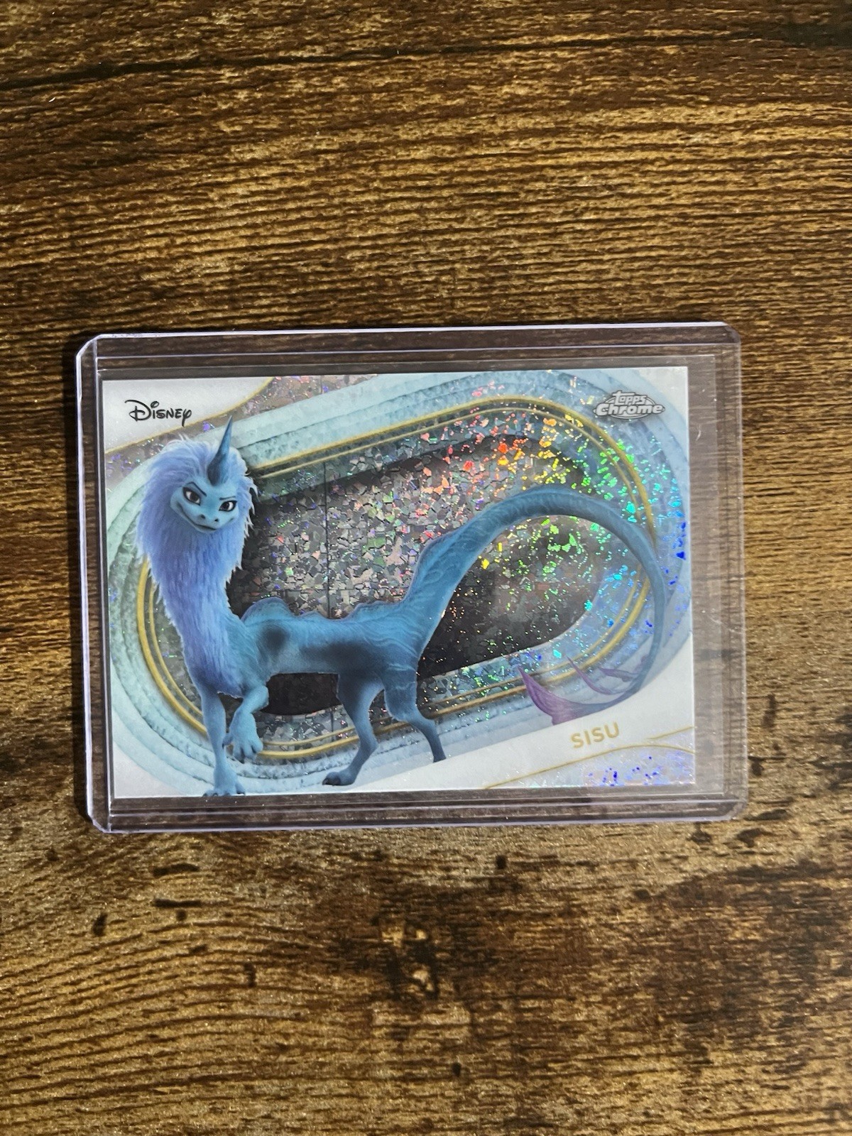 Sisu 2025 Topps Chrome Disney Mini Diamond Refractor Card- #193  Last Dragon
