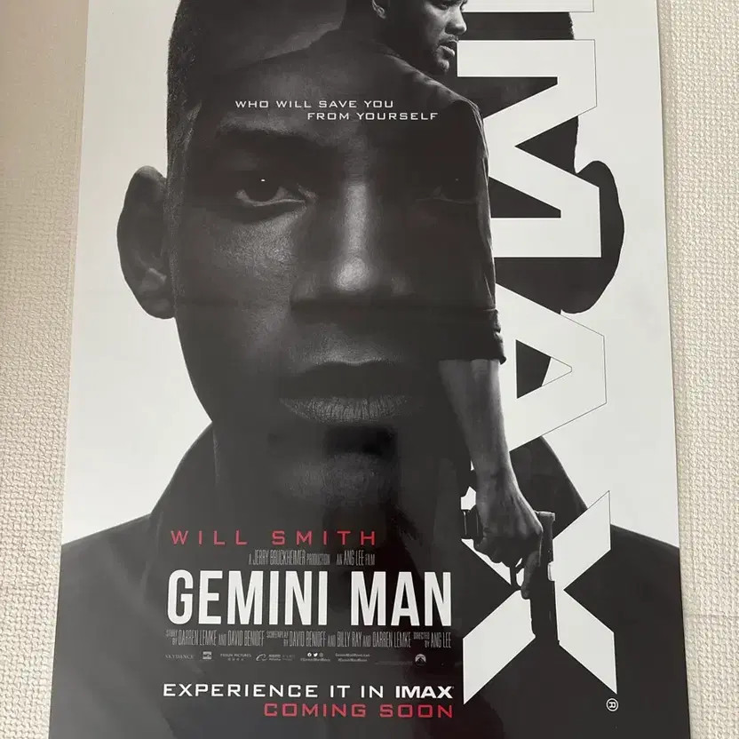 GEMINI MAN IMAX Movie Poster