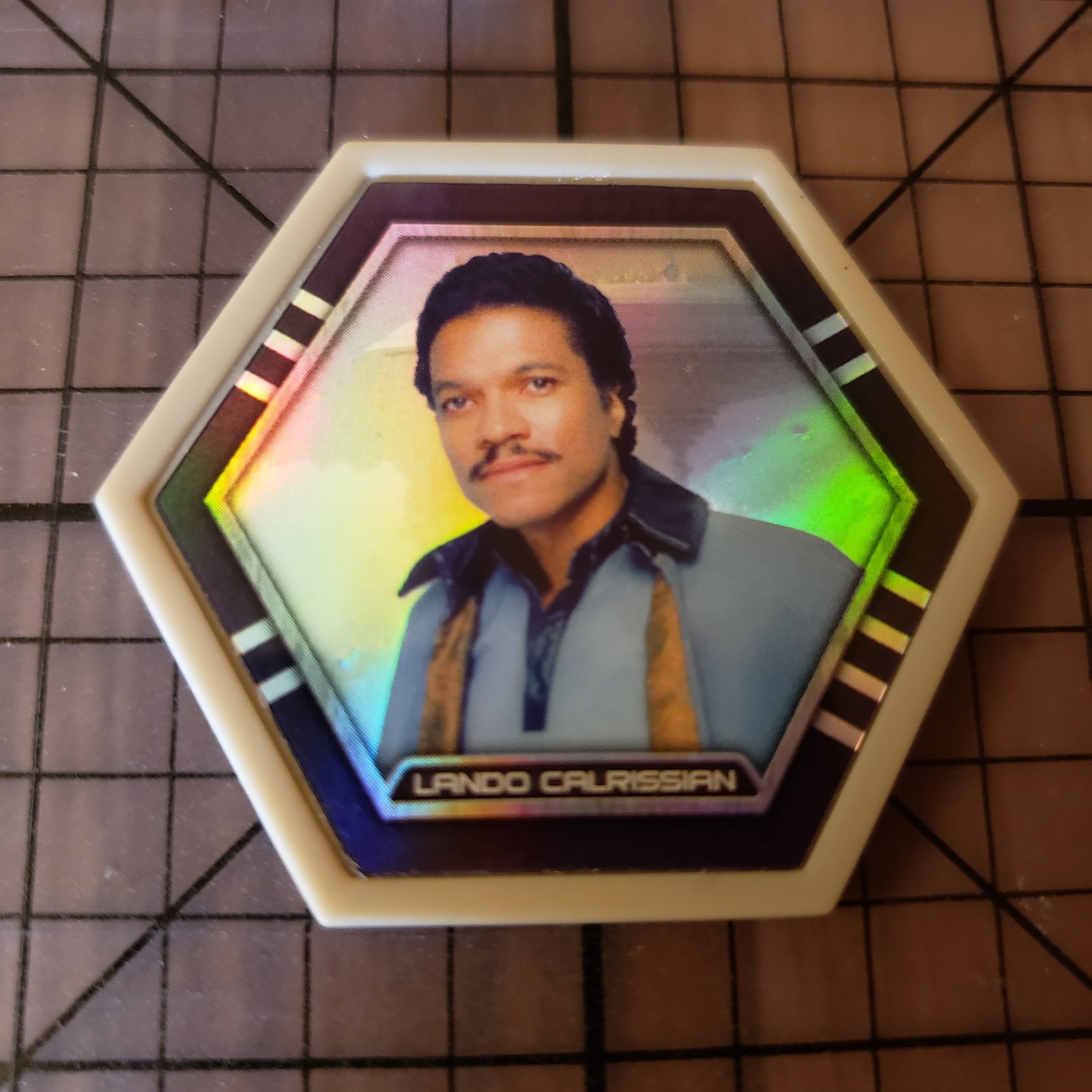 Topps Star Wars Galactic Connexions -Gray Border  Foil- Lando Calrissian