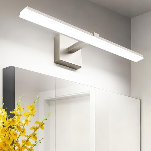  24 Inch Vanity Lights for Bathroom Over Cabinet Arm 24 inch Brushed Nickel