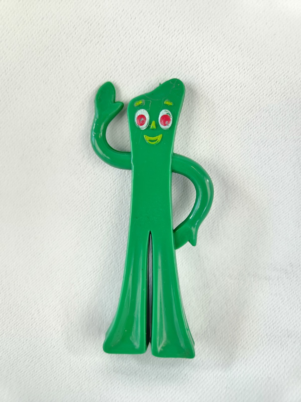 Vintage Gumby Figure 3.5" Art Clokey 1988 Bendable Rubber Cartoon Character