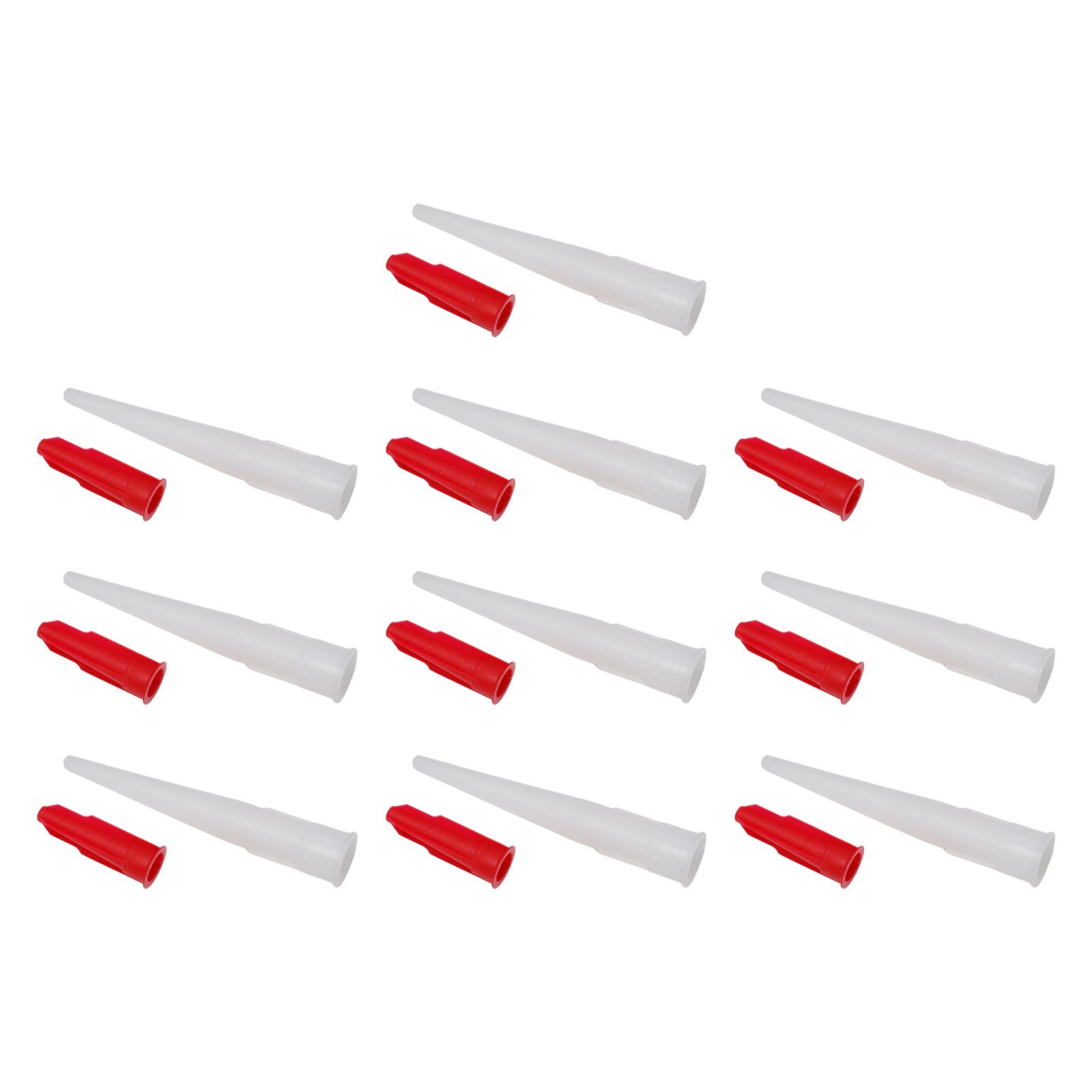 Resealable Silicone Tube Nozzle Cap for Mastic Cartridge Spare Nozzles