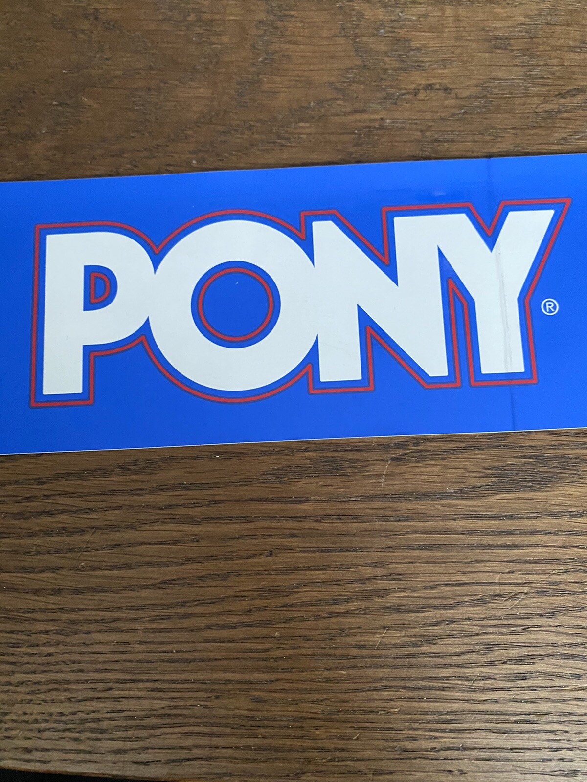 PONY Sports Logo Authentic Promo Sticker Hot Topic Collaboration