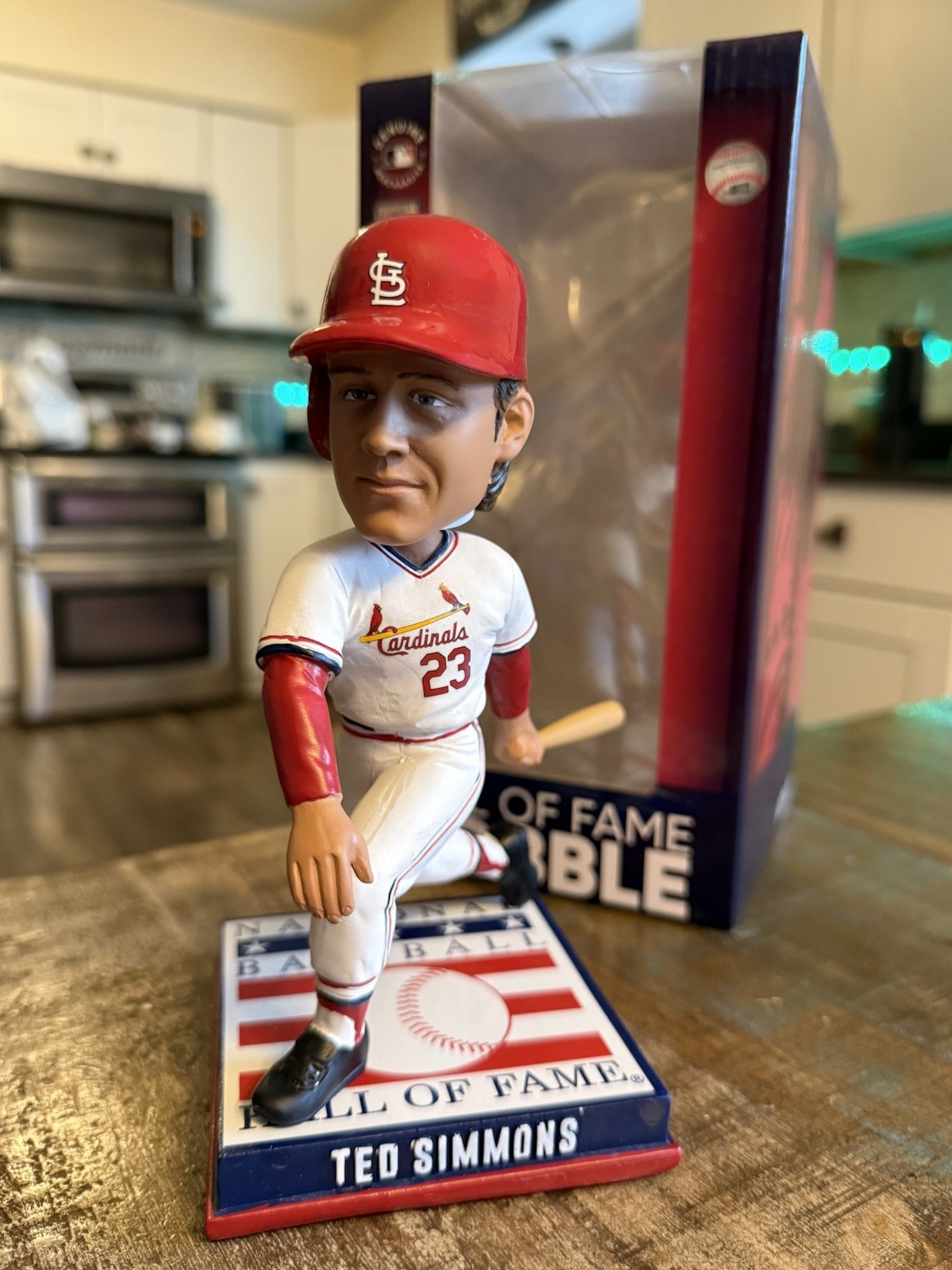TED SIMMONS St. Louis Cardinals Legend MLB Hall of Fame Bobblehead NIB!