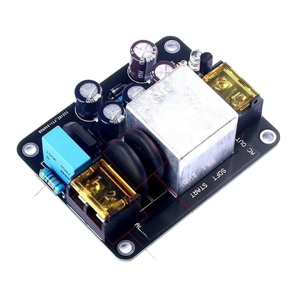 Soft Start Board with Built-in Discharge Resistor and 100A Relay for For audio
