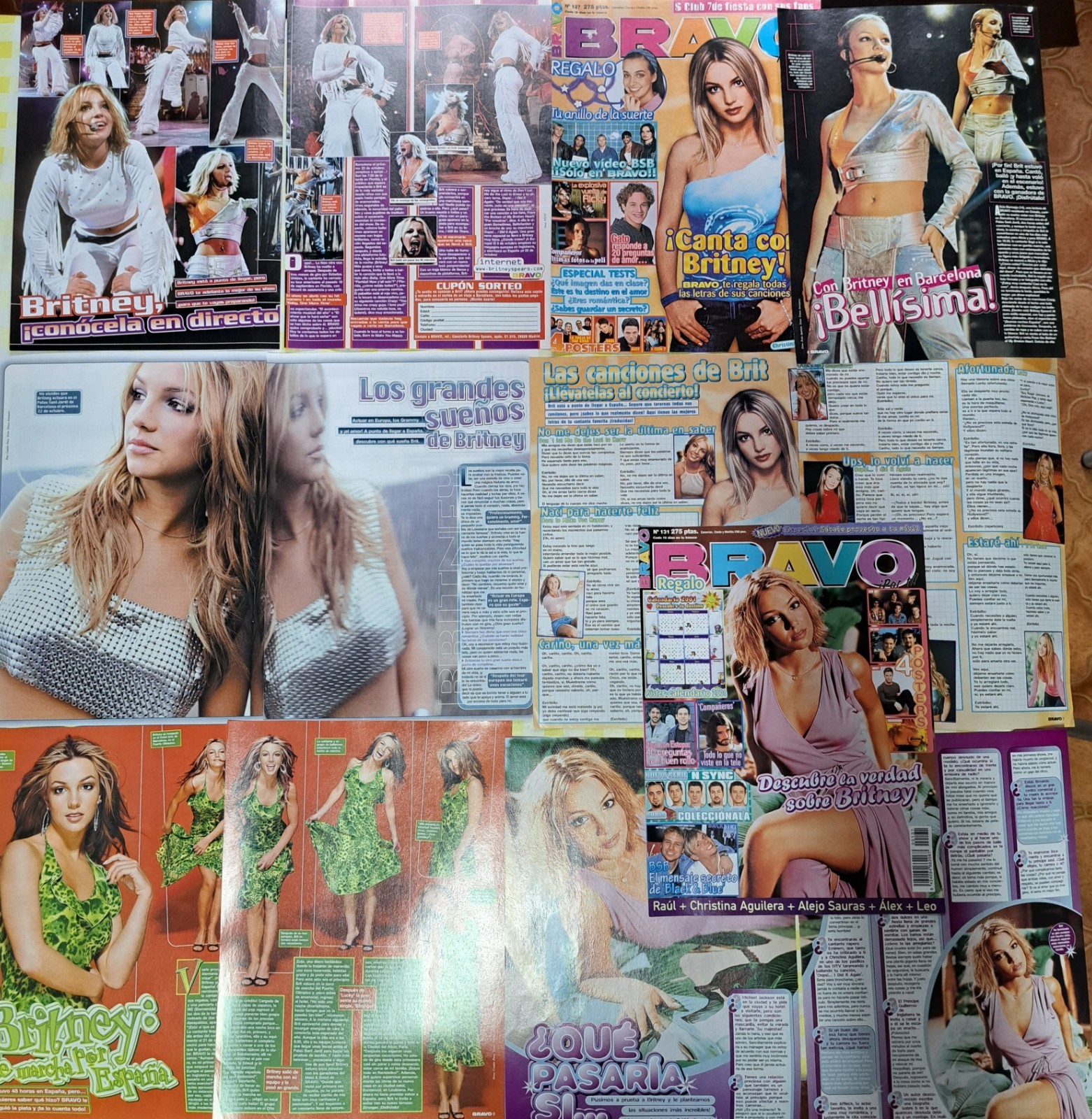 Britney Spears magazines clippings