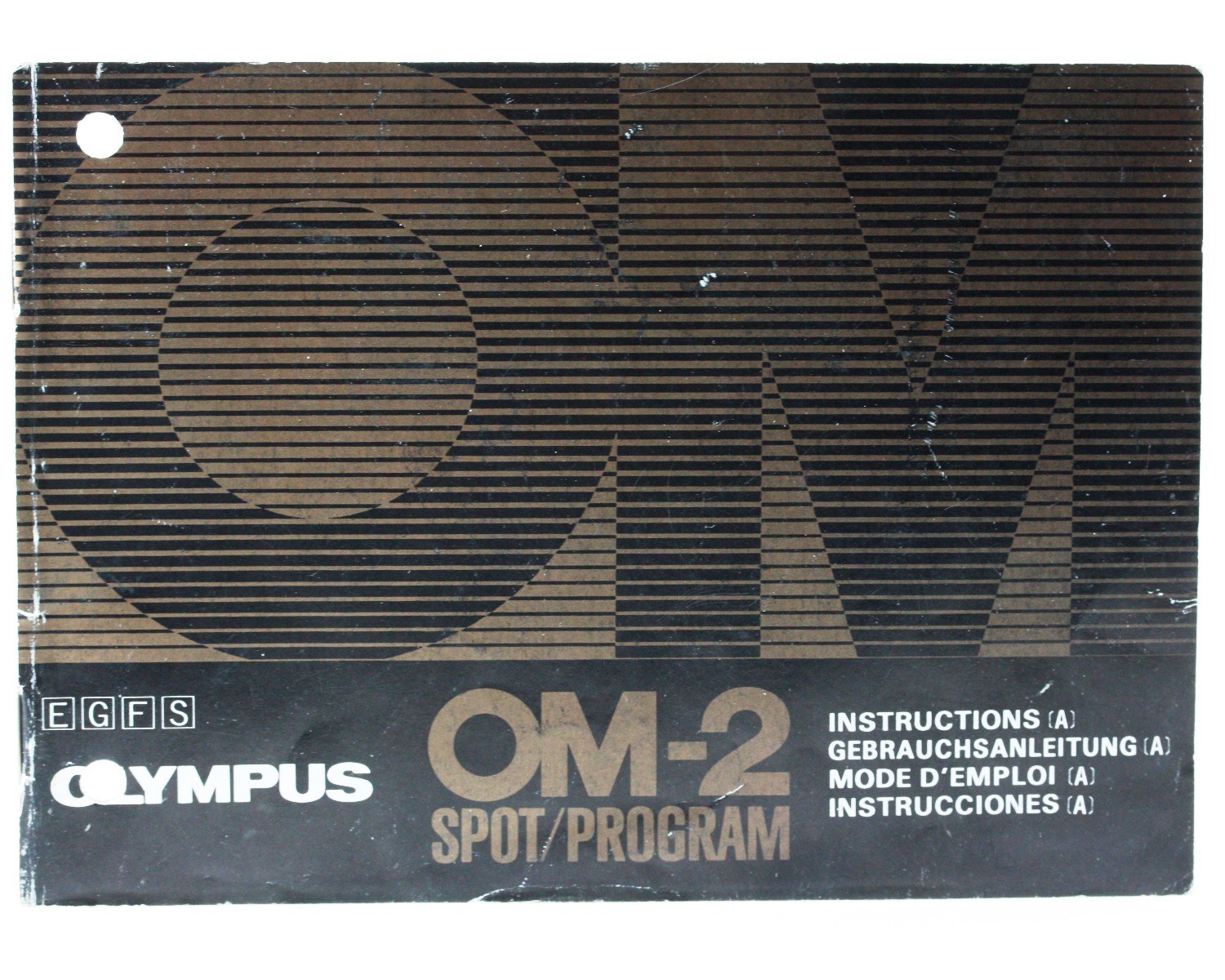 Manual Olympus OM-2 Om 2 OM2 Spot Programme Guide