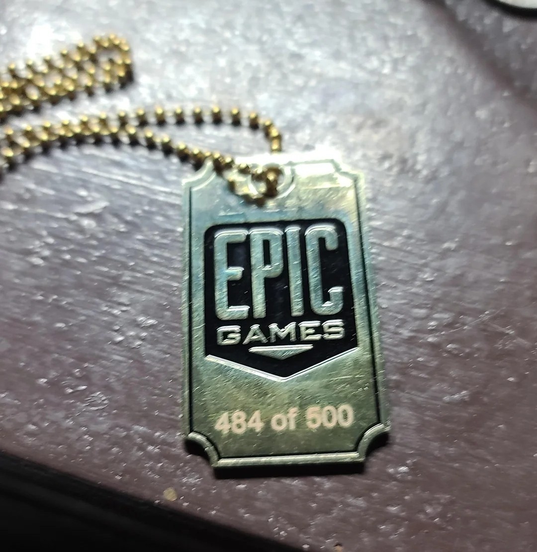 ISO Epic Games Fortnite Founders dog tags PAX Prime 2013