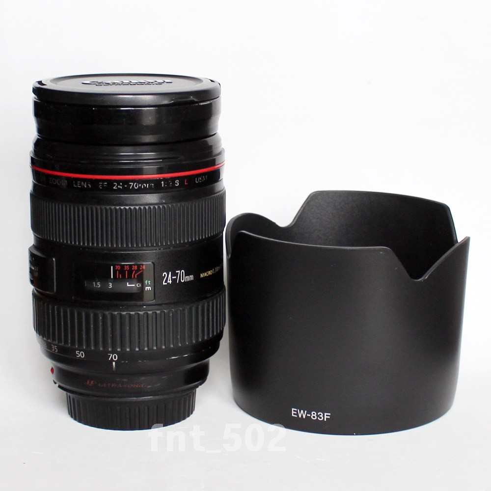 Canon EF 24-70mm f/2.8 L USM Zoom Lens w/ EW-83F Hood #4631