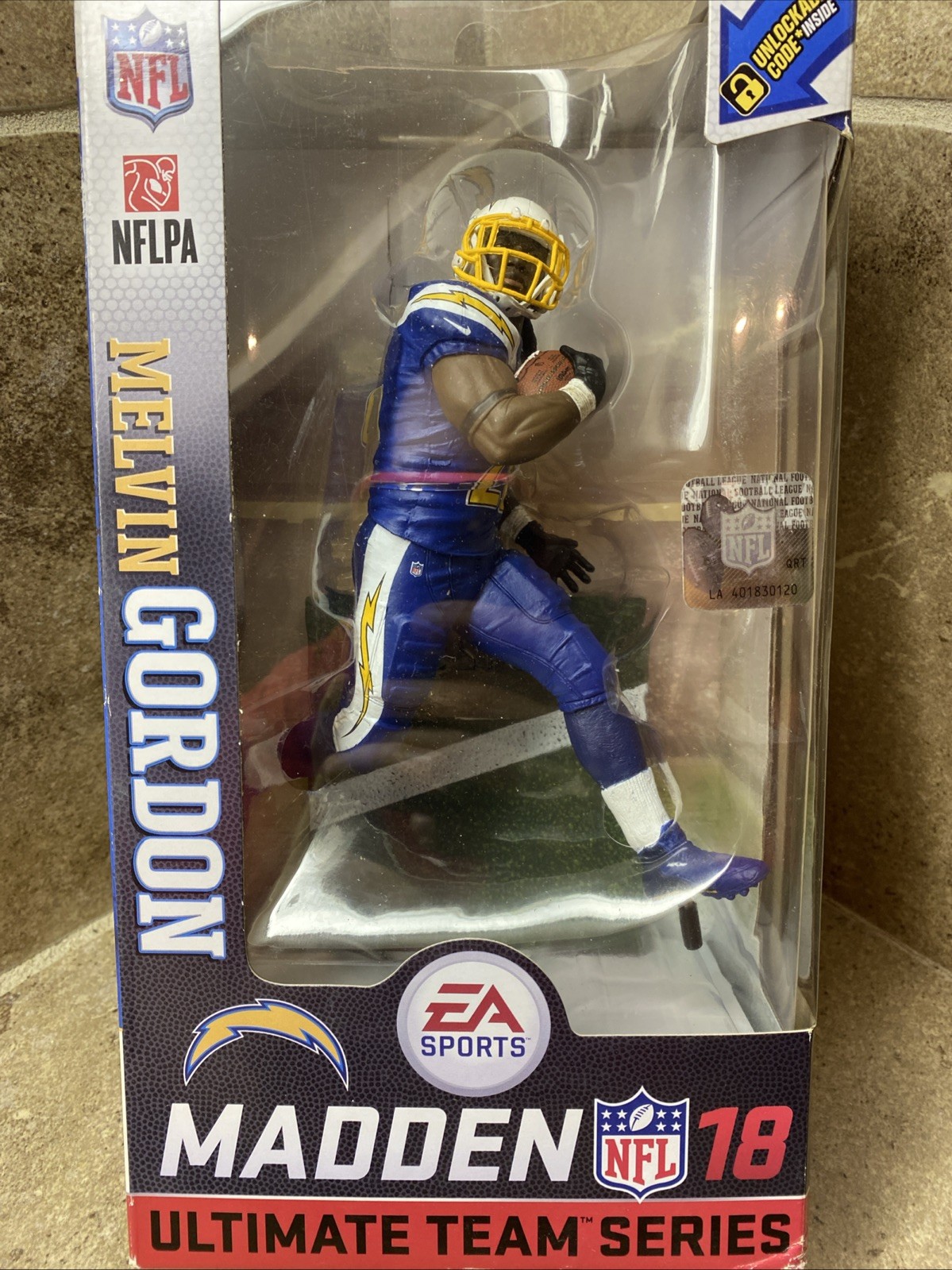 Mcfarlane Melvin Gordon Madden 18 Ultimate Team Series 1 Los Angeles Chargers