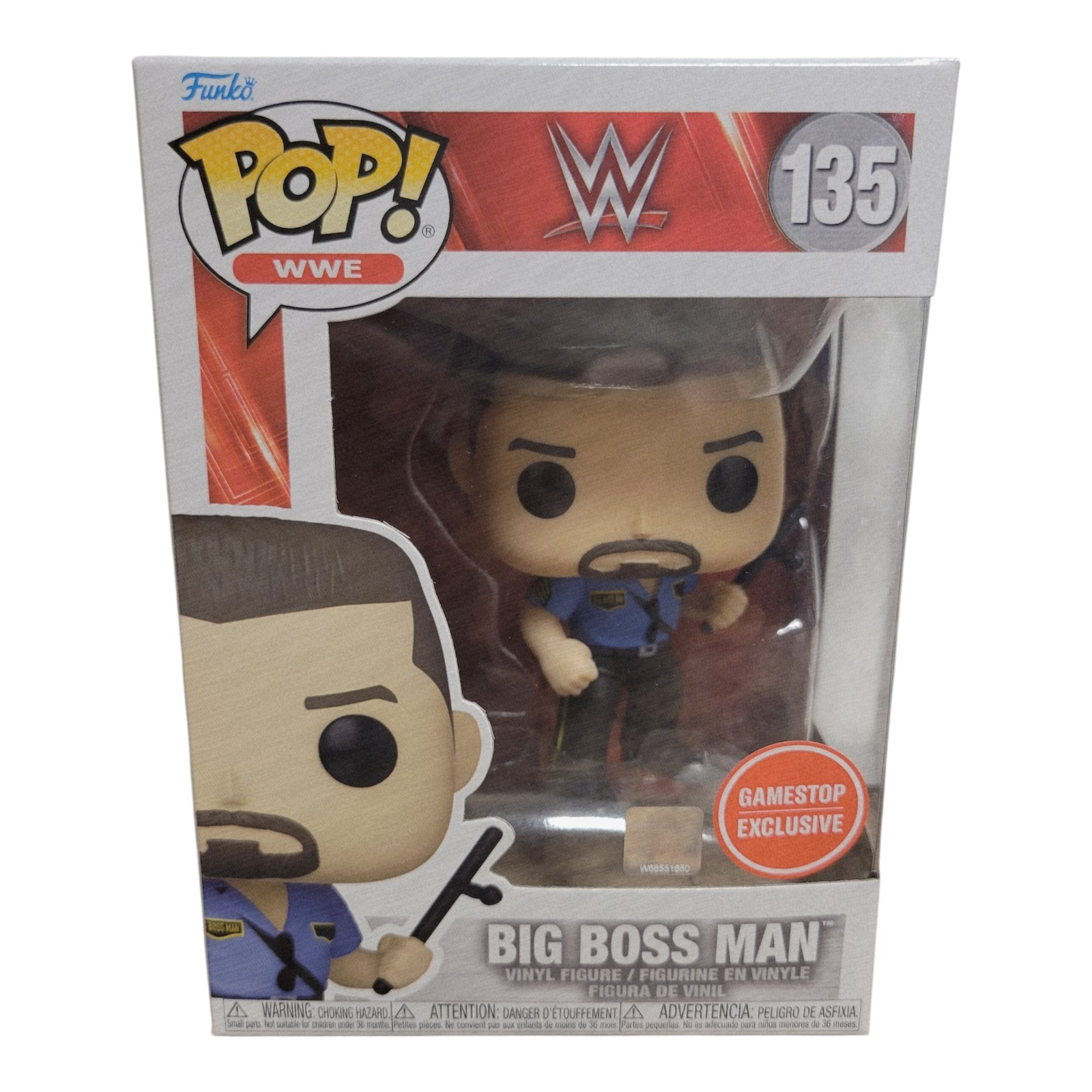 Funko Pop! Vinyl: WWE Big Boss Man GameStop Exclusive #135 