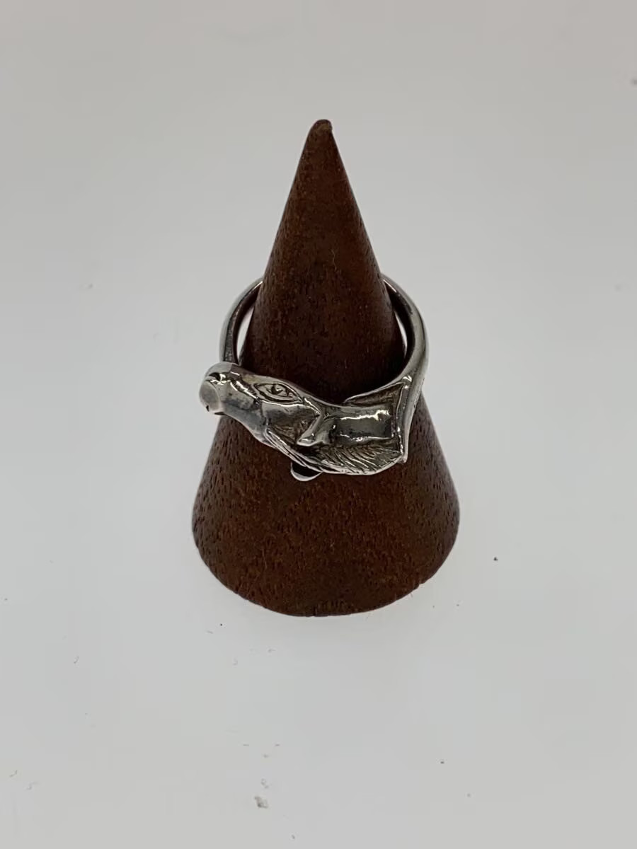 Hermes Hermes Hermes Cheval Horse Head Ring Silver Size 7 Slv Ladies M1n64