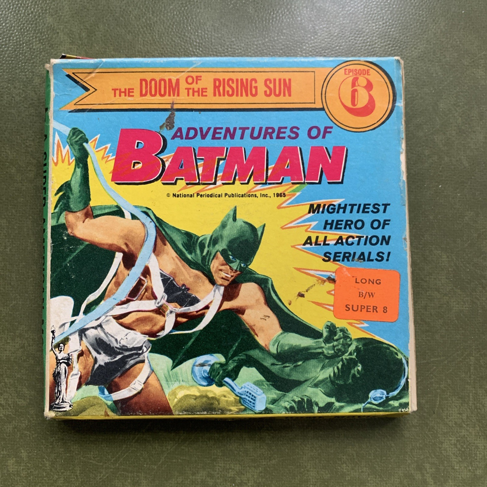 1965 Adventures Of Batman #6 Doom  Cartoon - Super 8mm Film Reel
