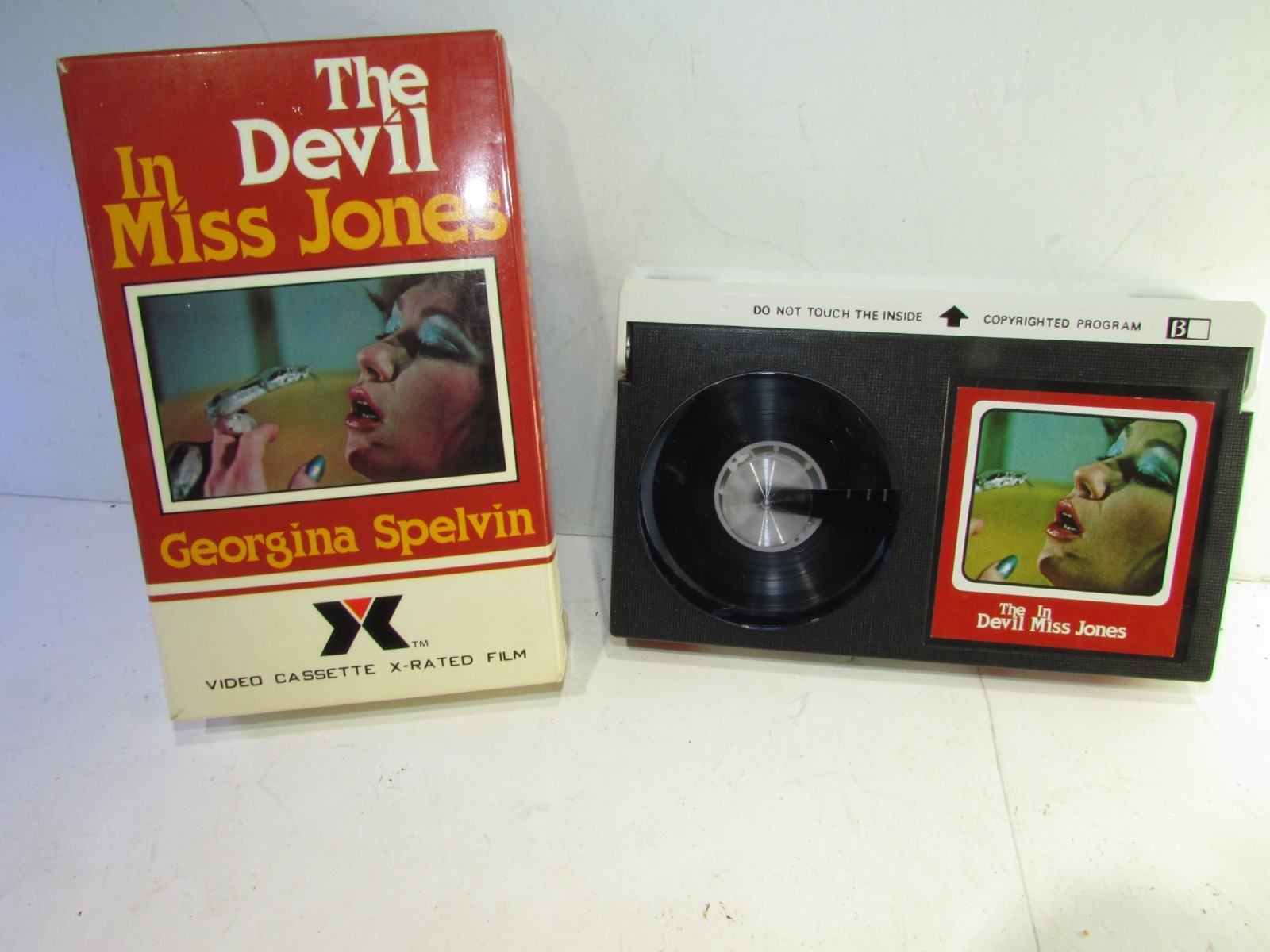 Vintage BETA The Devil In Miss Jones VCX Big Box Georgina Spelvin Rare HTF Video