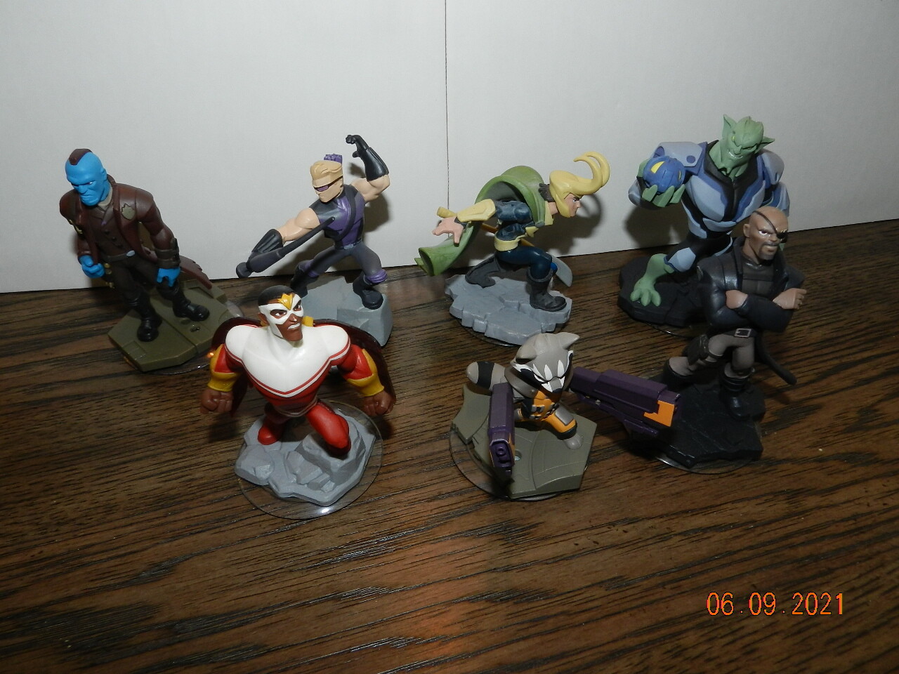 Disney Infinity 2.0 Playset Lot of 7 loki guardians green goblin hawkeye fury