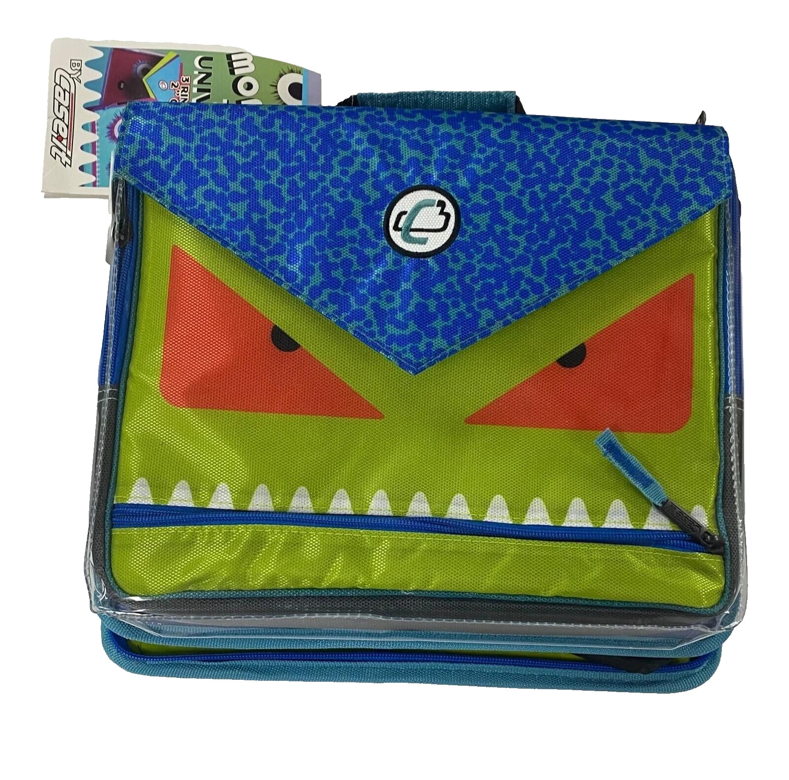 MONSTERS THE UNIVERSAL 3-RING BINDER BUE & GREEN 2” CAPACITY SCHOOL BINDER