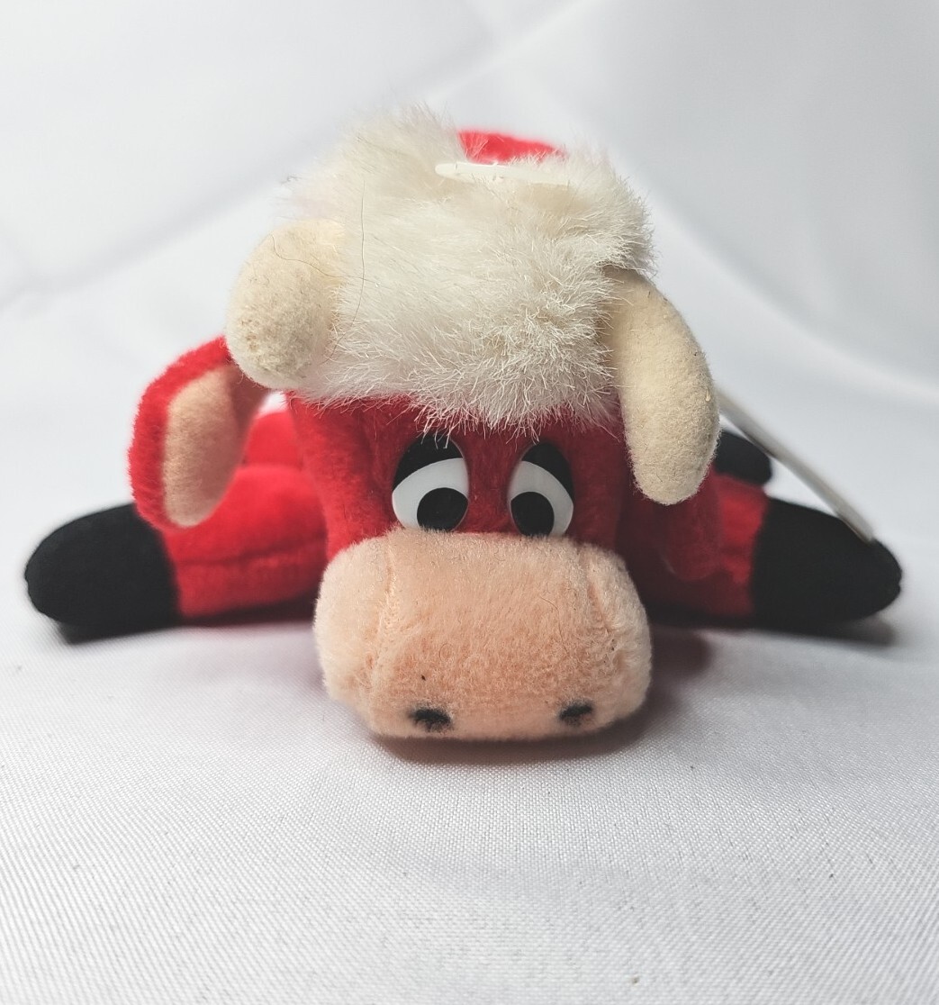 1997 BEANIE BOPPERS BANDITO #5135 Red Bull The 24K Company Bean Bag Plush Toy