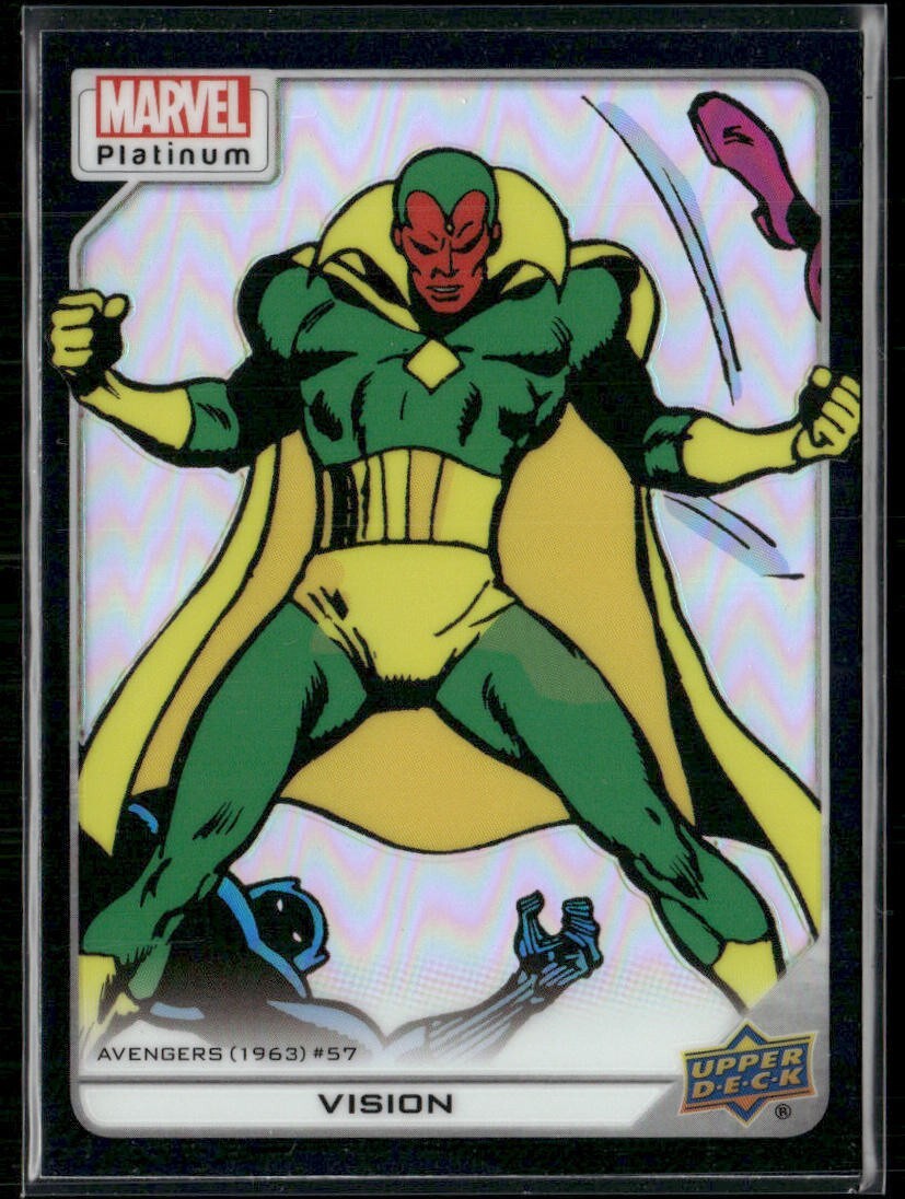 2023 Upper Deck Marvel Platinum Black Rainbow #167 - Vision