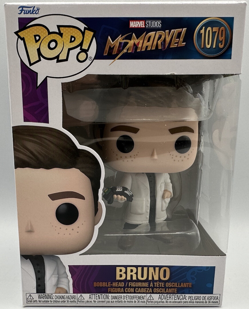 Funko Pop! Bruno Ms. Marvel #1079 Vinyl Figure (Brand New)