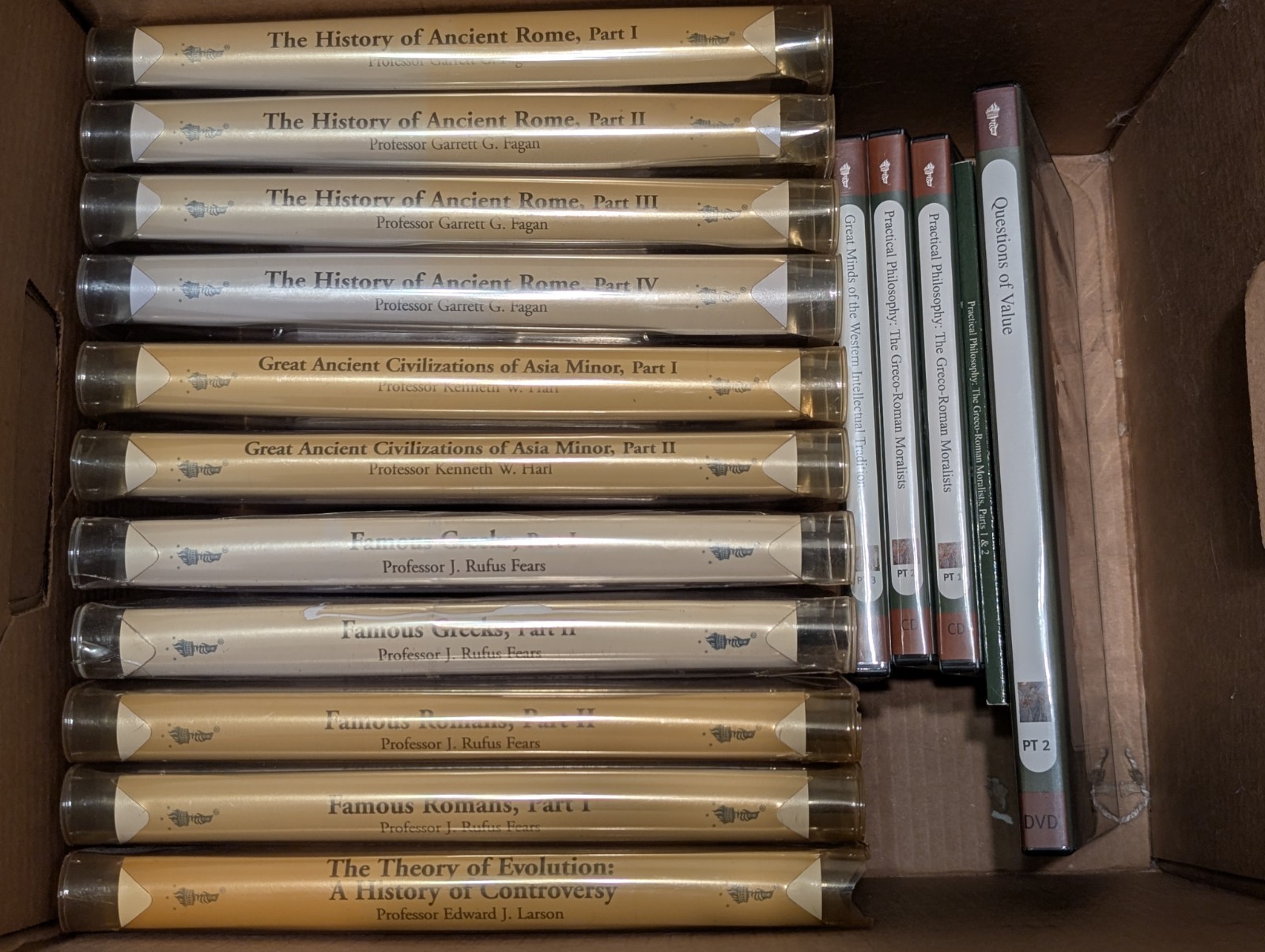 The Great Courses CD & DVD Lot with Reference & Course Books | Used 