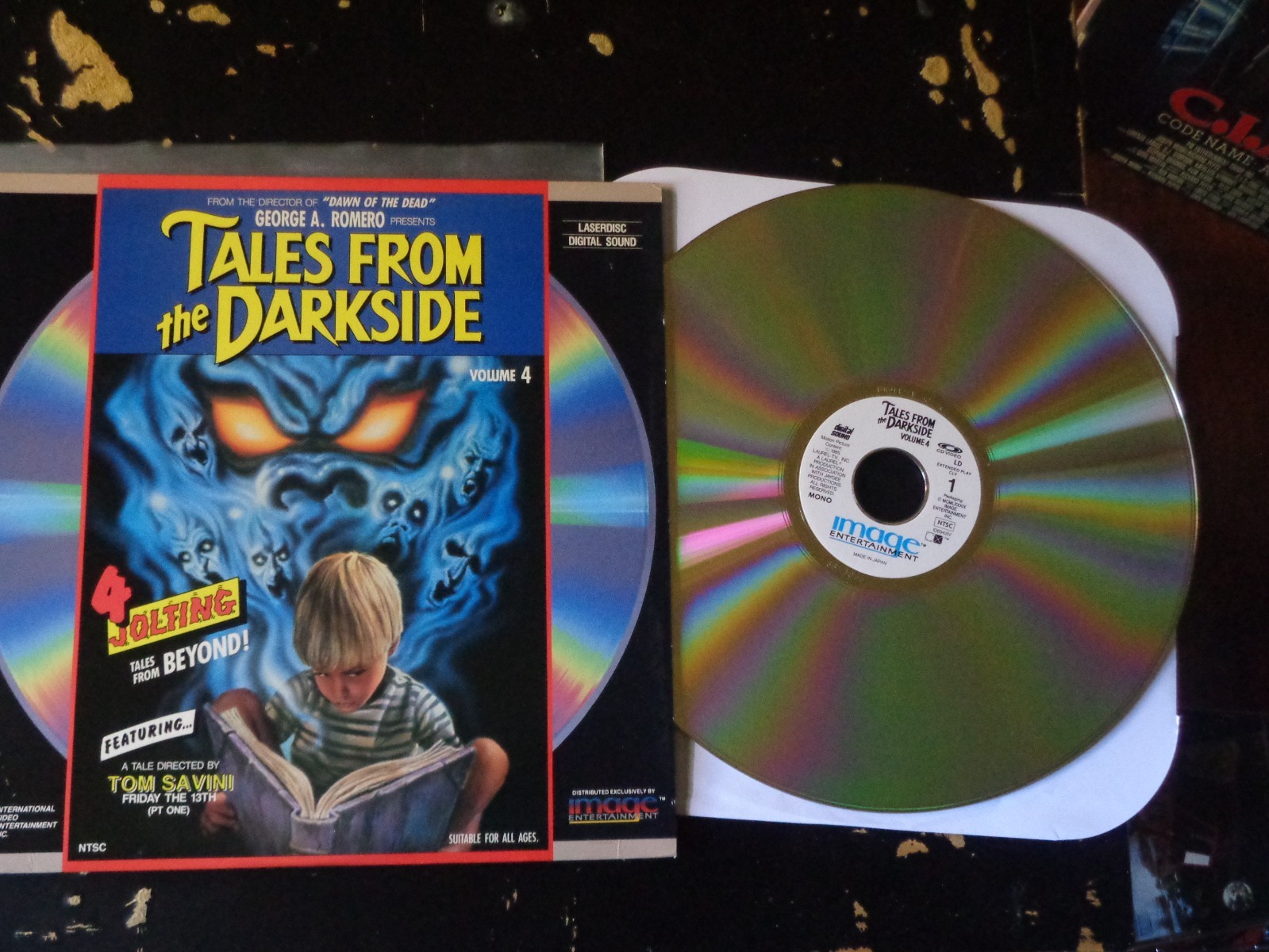Tales from the Darkside VOLUME 4 1987  Laserdisc George A. Romero clean tested